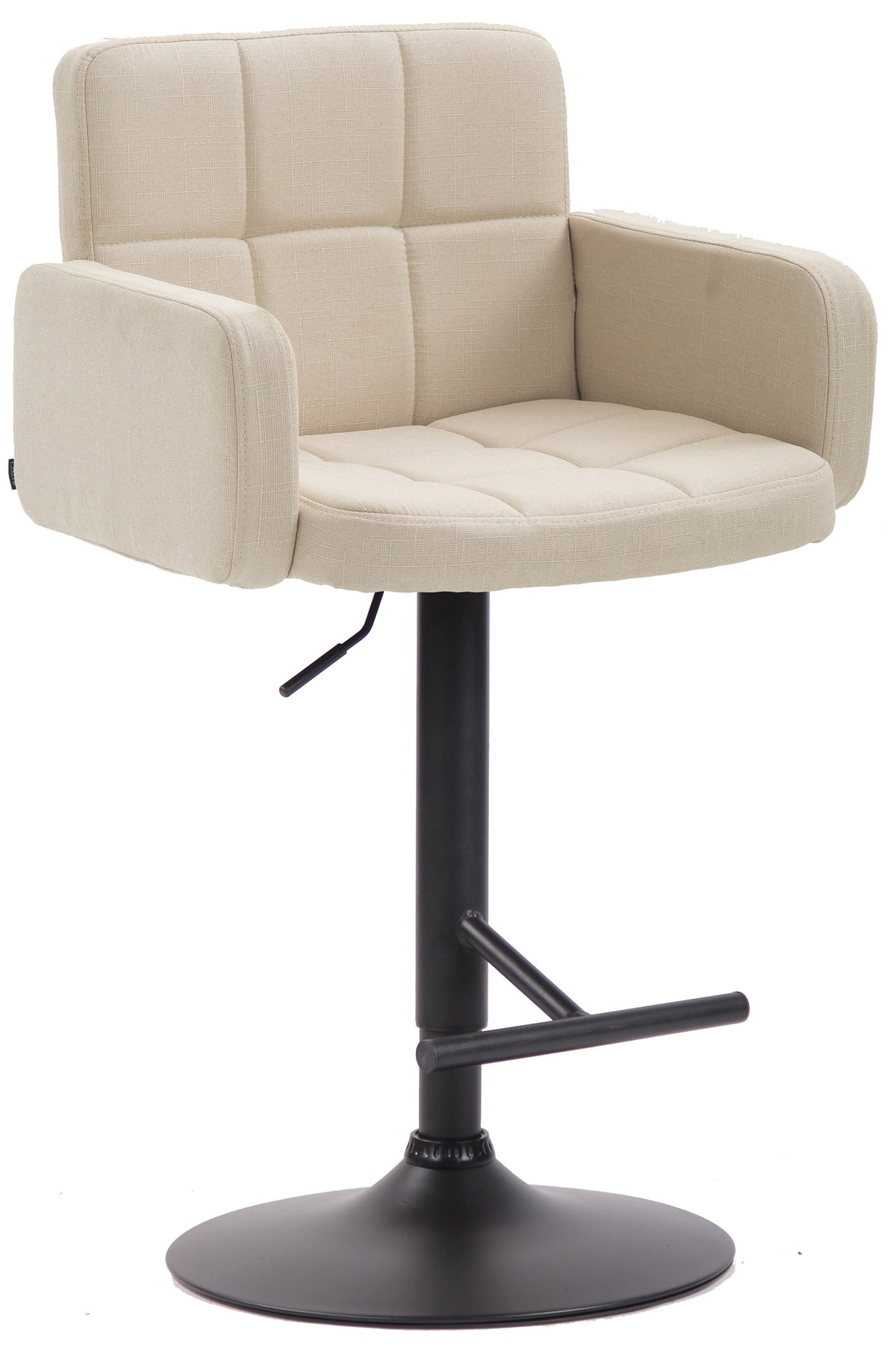 Barhocker Los Angeles, Stoff schwarz