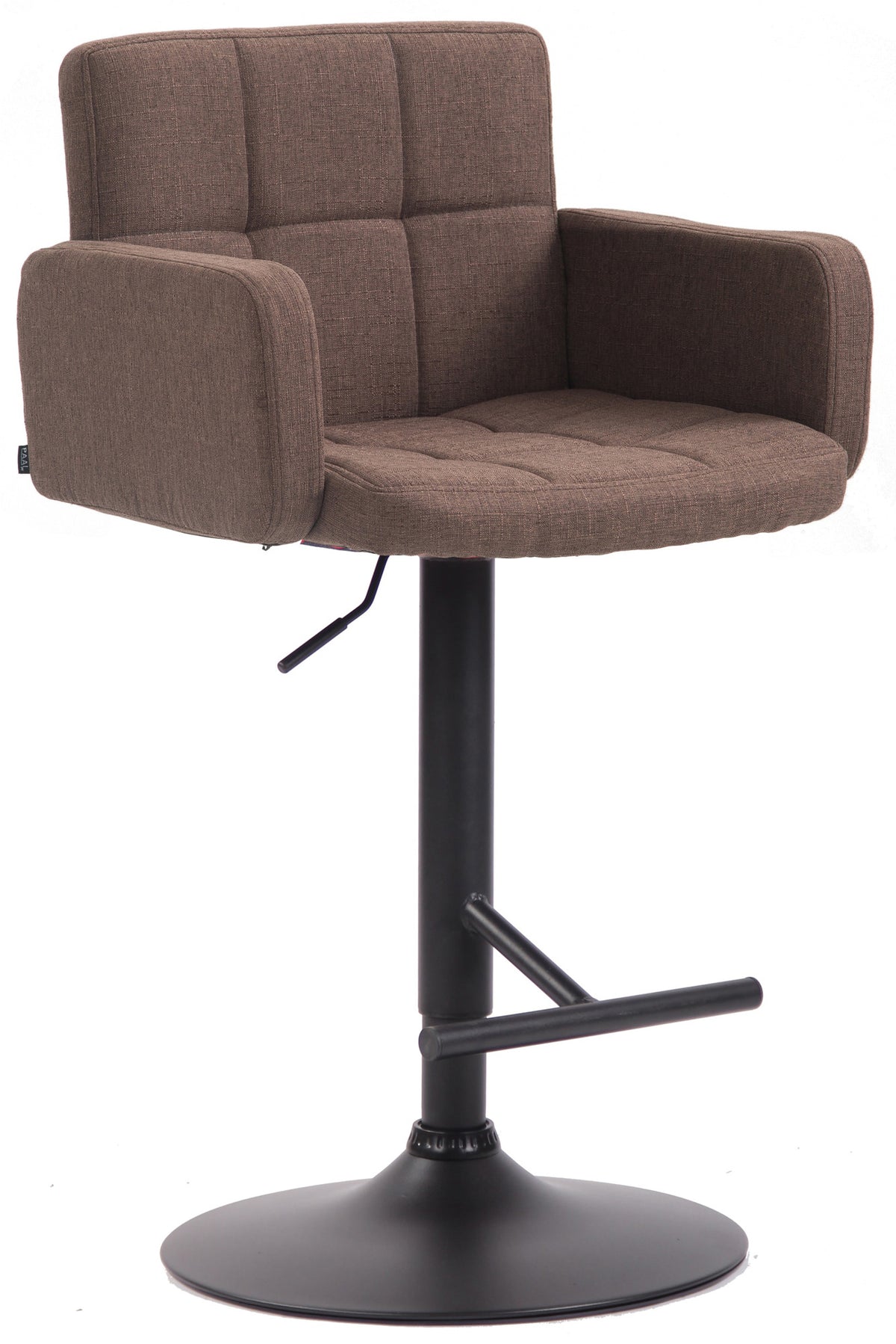 Barhocker Los Angeles, Stoff schwarz