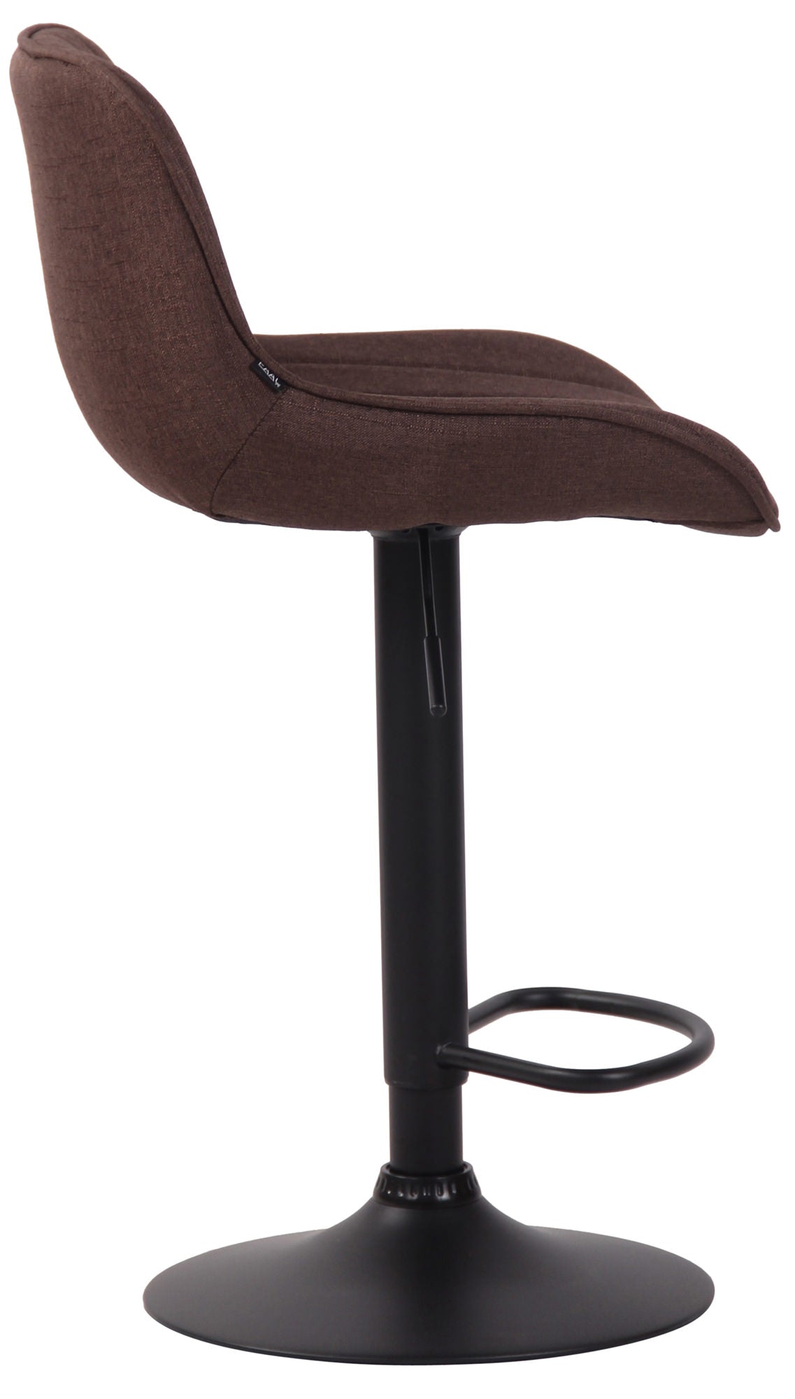 Barhocker Lentini Stoff schwarz – Ansicht 3