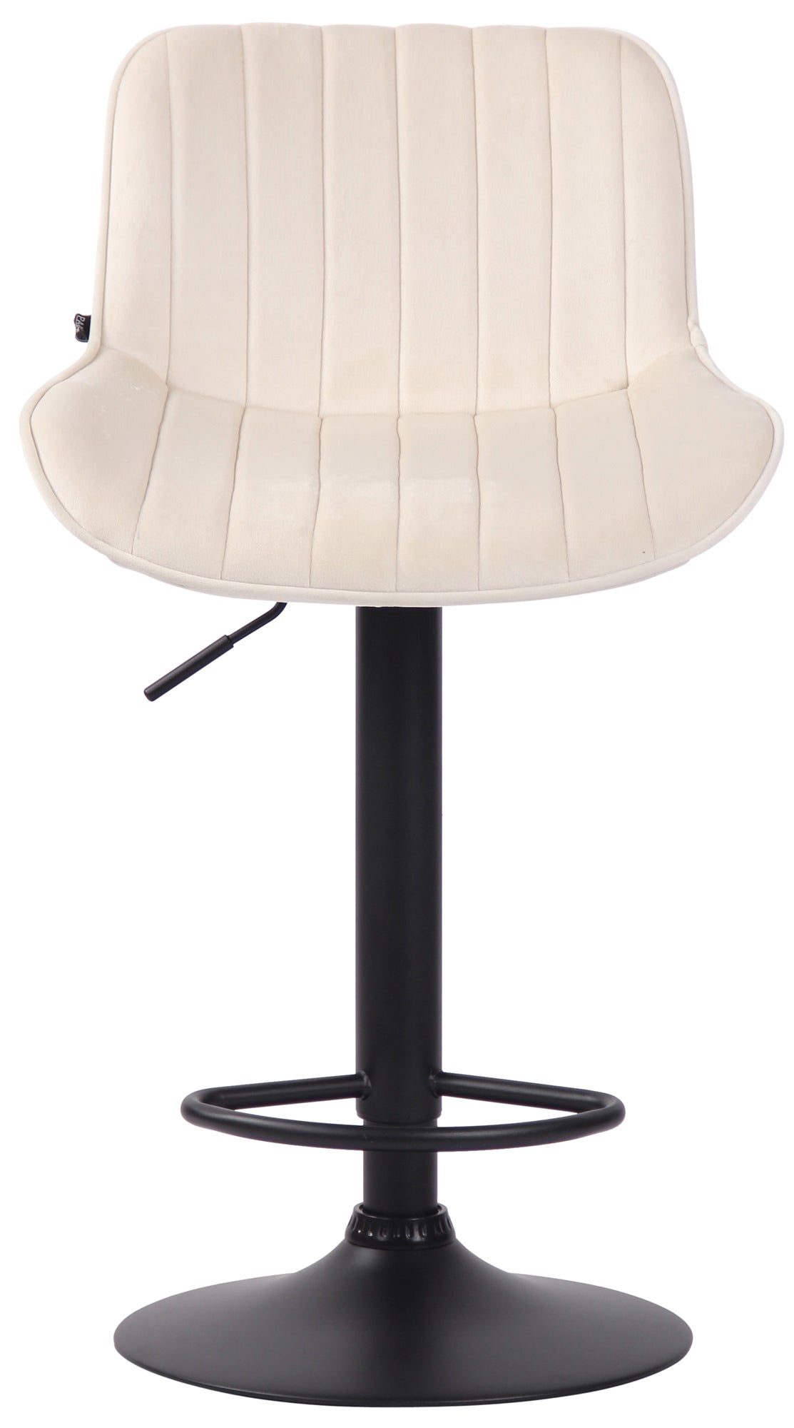 Barhocker Lentini Samt schwarz – Ansicht 12