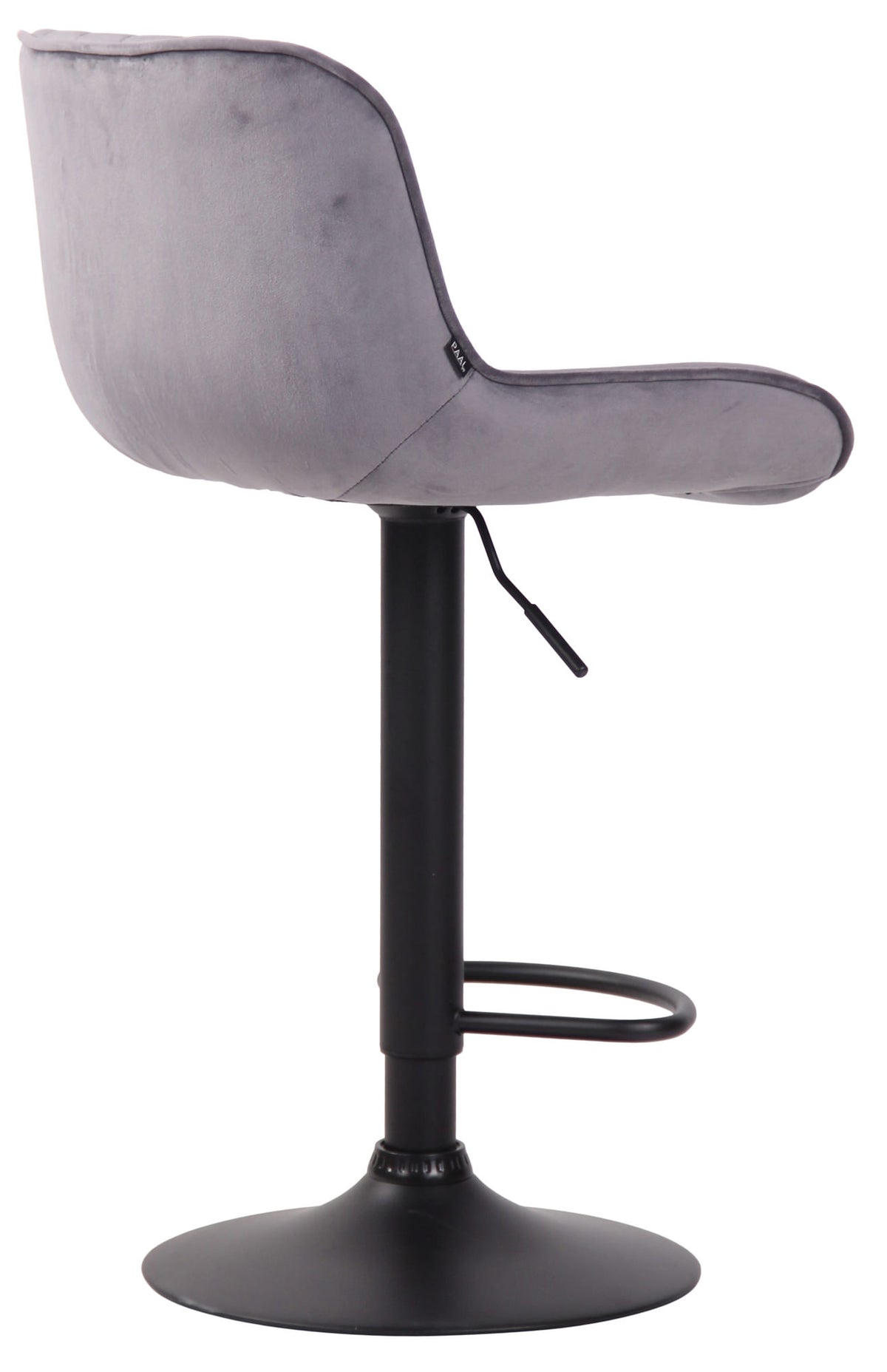 Barhocker Lentini Samt schwarz – Ansicht 19
