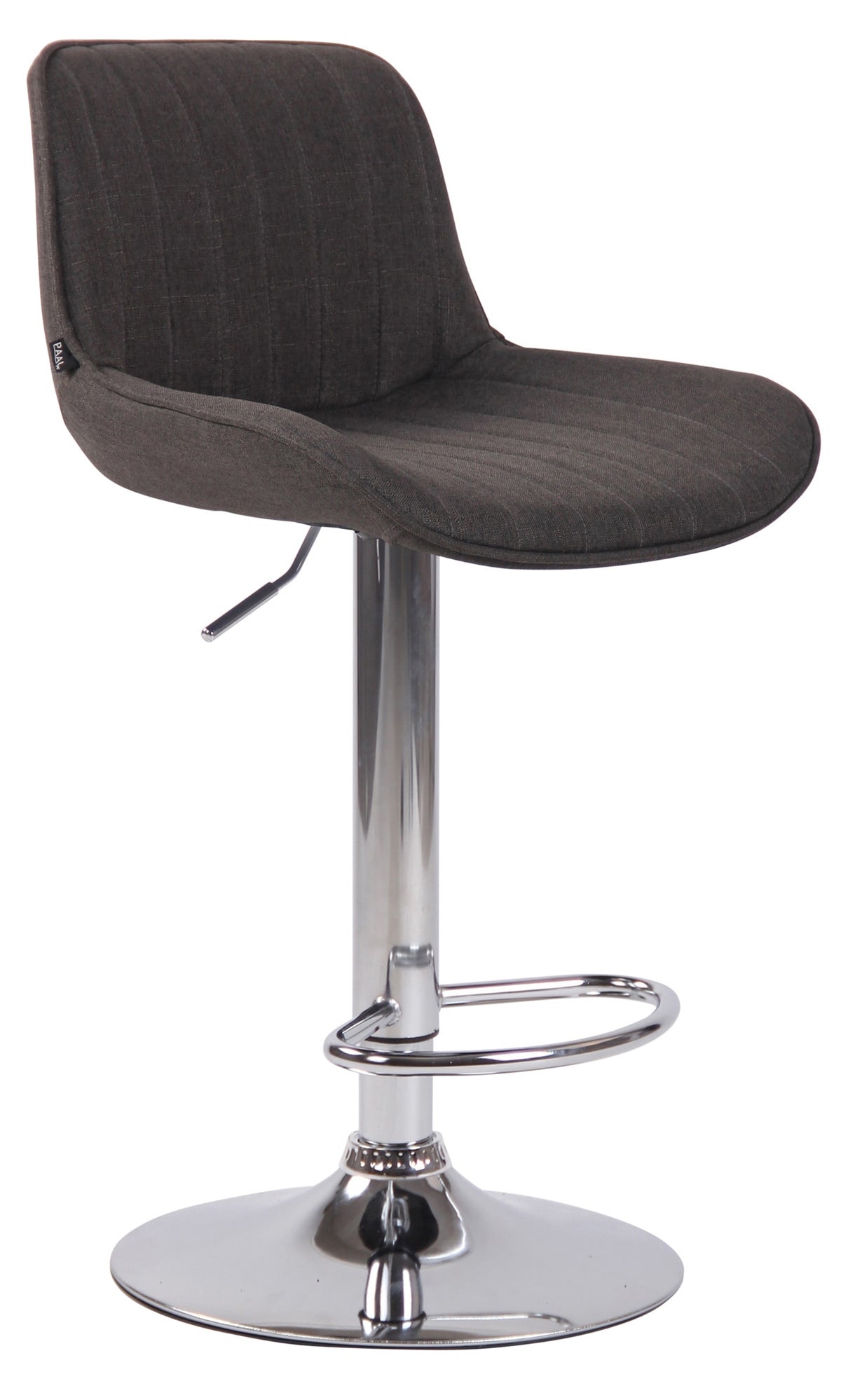 Barhocker Lentini Stoff chrom