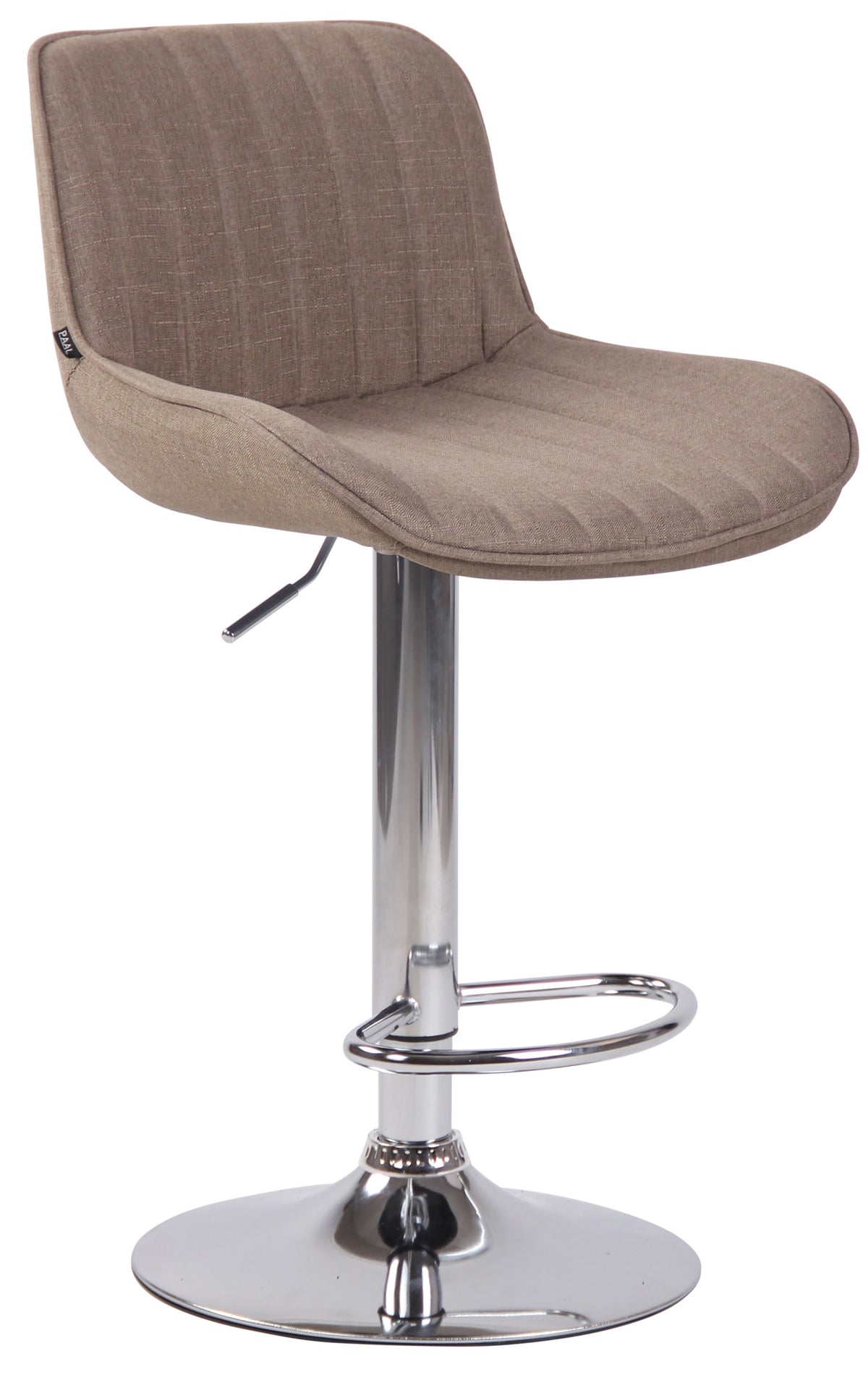 Barhocker Lentini Stoff chrom – Ansicht 19