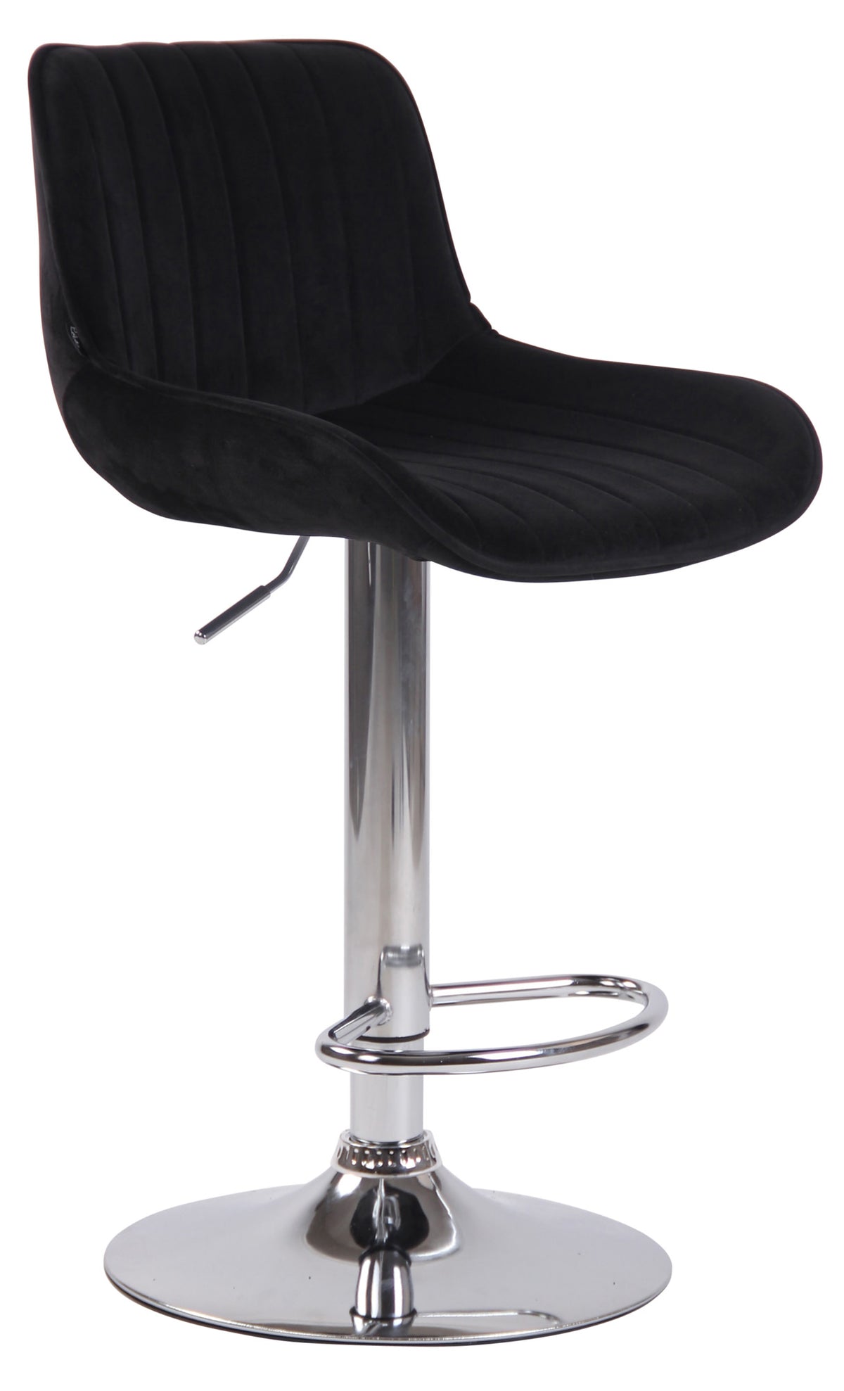Barhocker Lentini Samt chrom – Ansicht 16