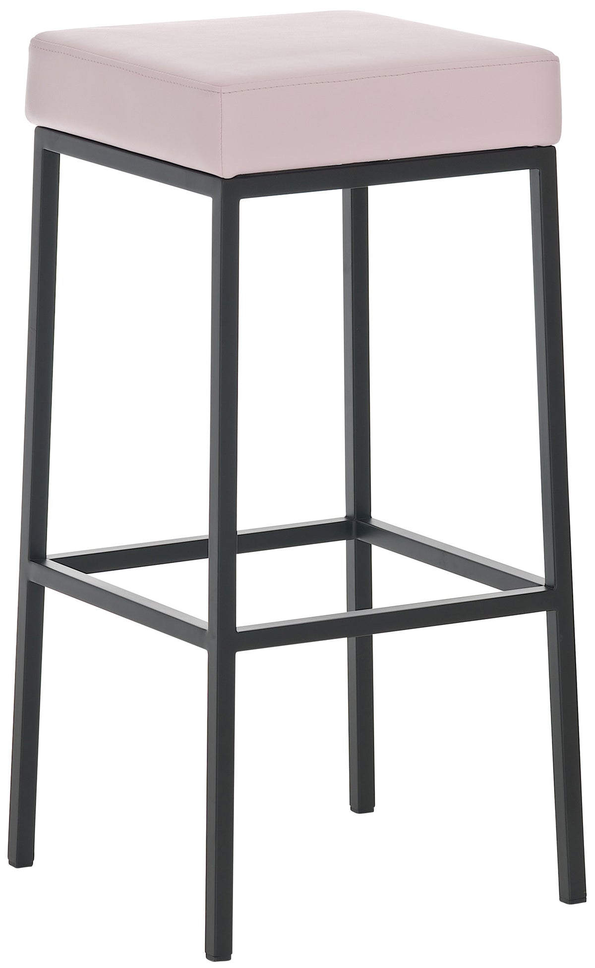 2er Set Barhocker Montreal 85 Kunstleder schwarz – Ansicht 2