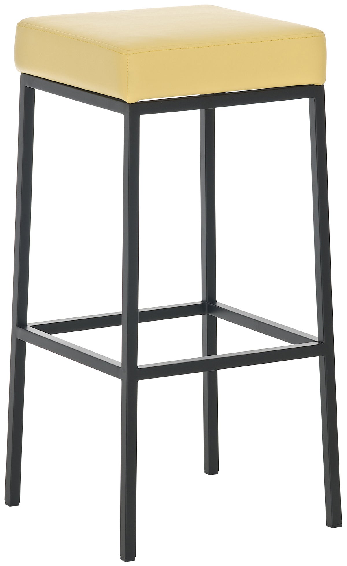2er Set Barhocker Montreal 85 Kunstleder schwarz – Ansicht 8