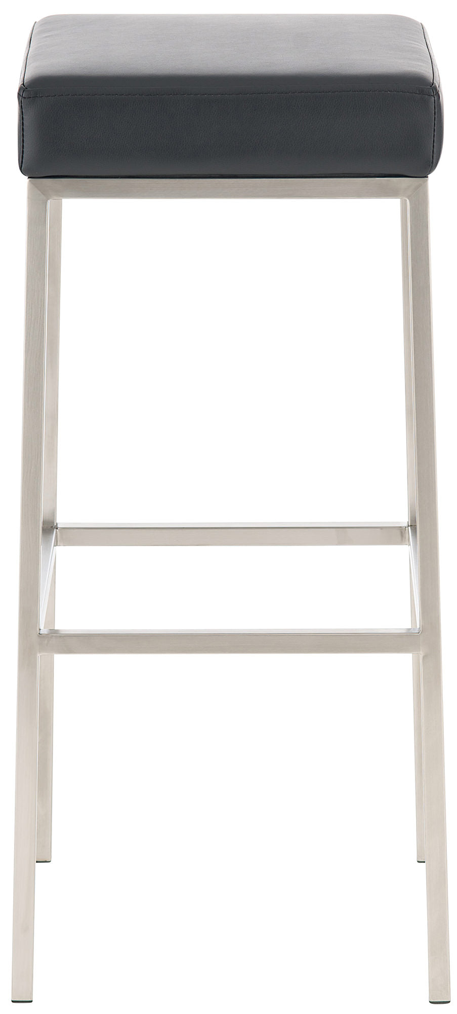 2er Set Barhocker Montreal 85 Kunstleder edelstahl – Ansicht 17