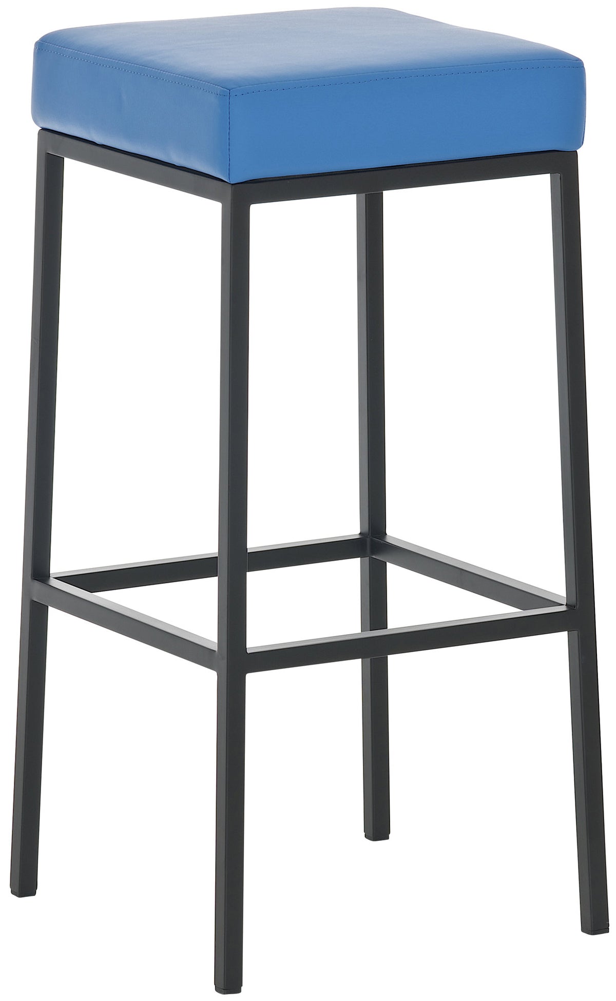 2er Set Barhocker Montreal 80 Kunstleder schwarz – Ansicht 14