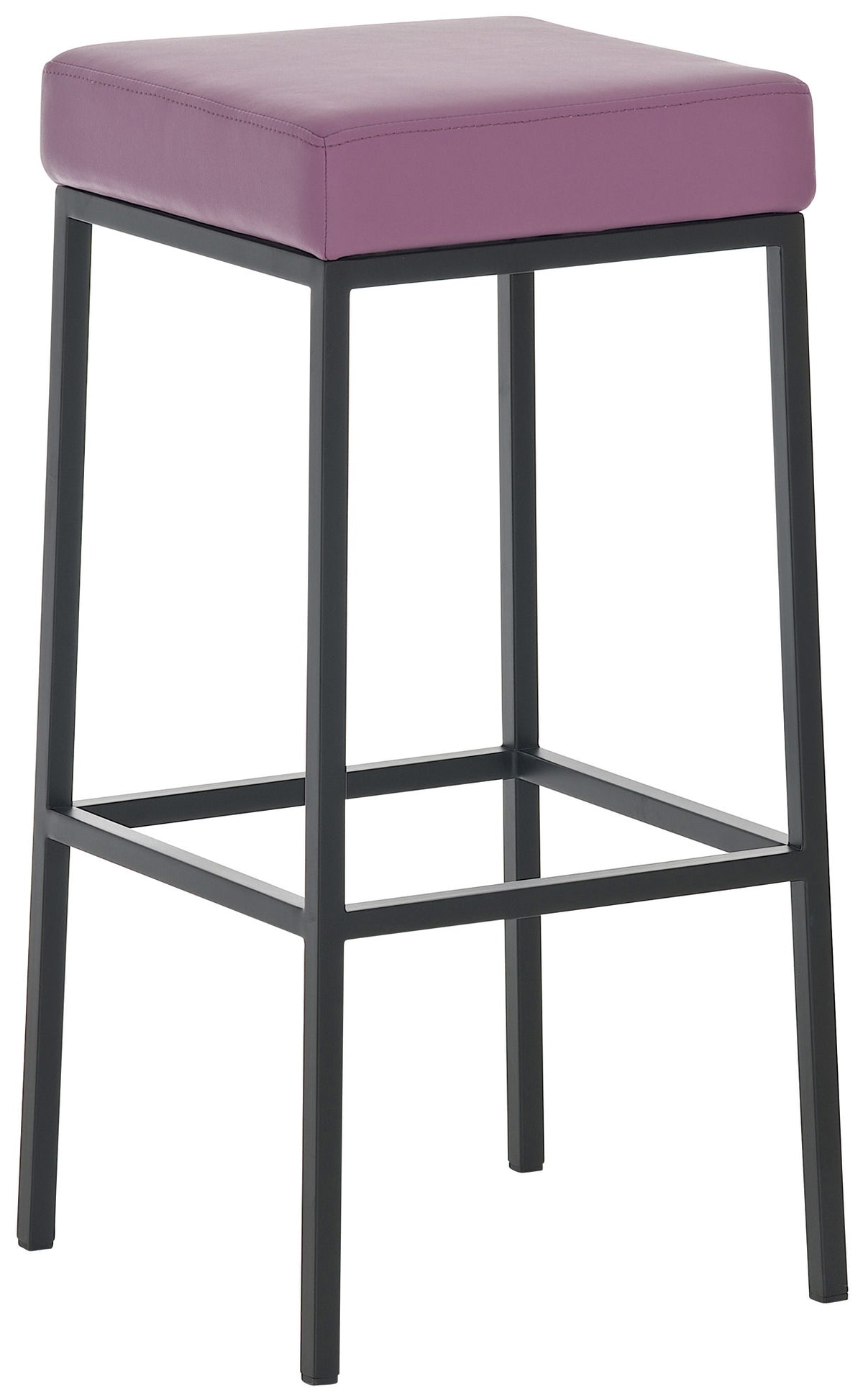 2er Set Barhocker Montreal 80 Kunstleder schwarz – Ansicht 20