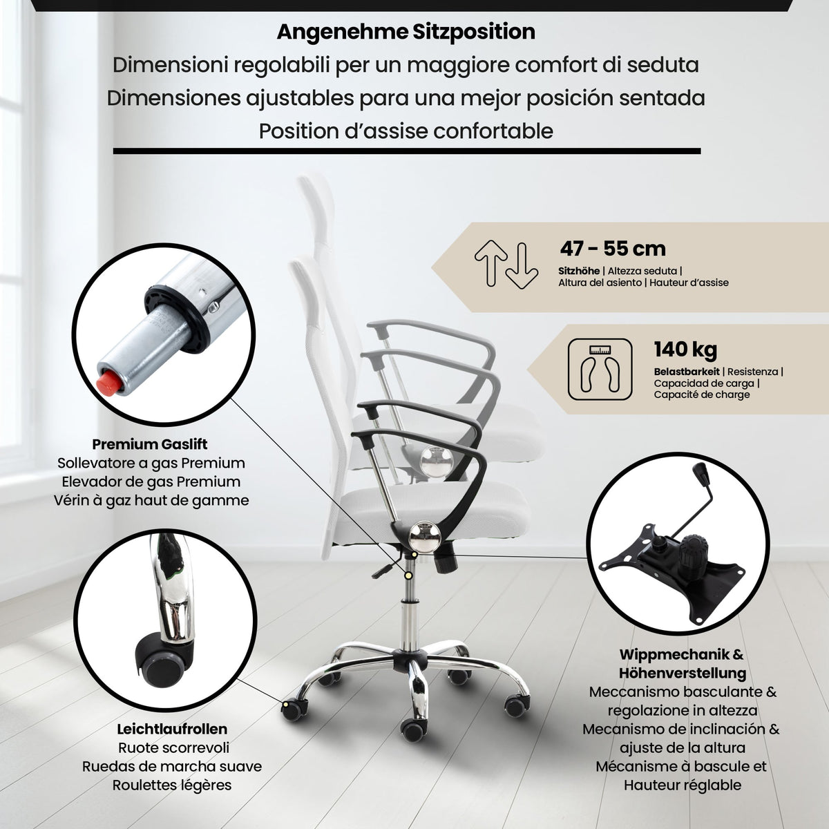 Bürostuhl Washington – Ansicht 12