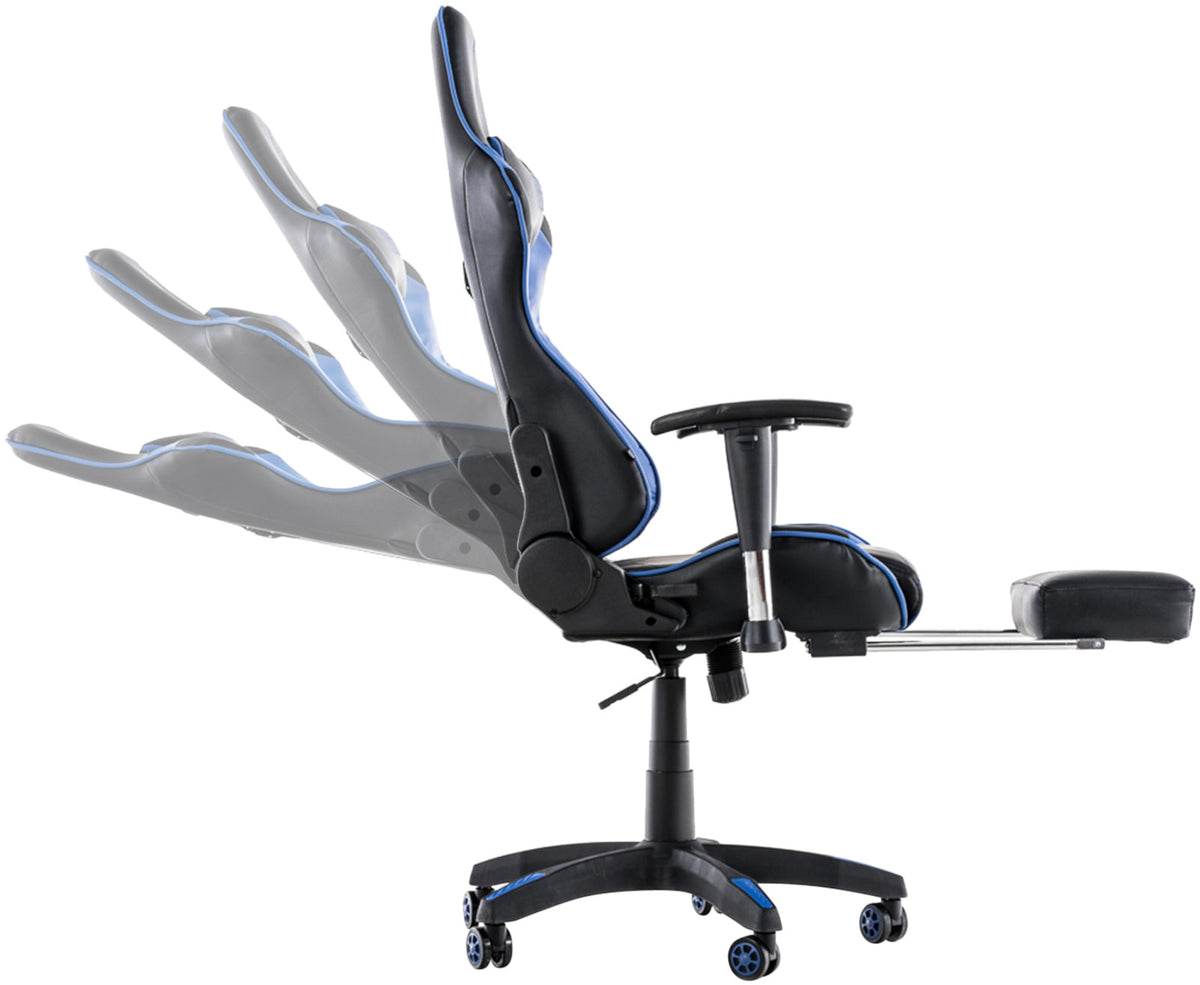 Racing Bürostuhl Turbo mit Fußablage – Ansicht 5