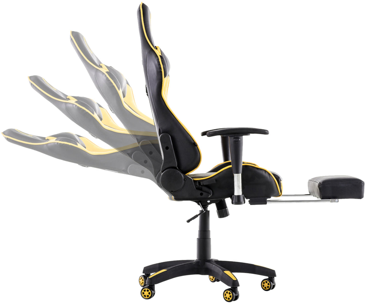 Racing Bürostuhl Turbo mit Fußablage – Ansicht 19