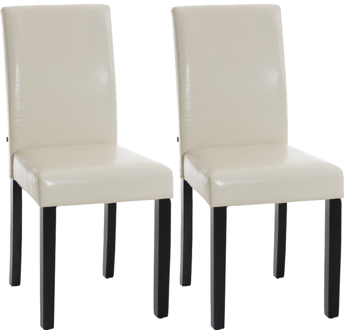 2er Set Esszimmerstuhl Ina schwarz