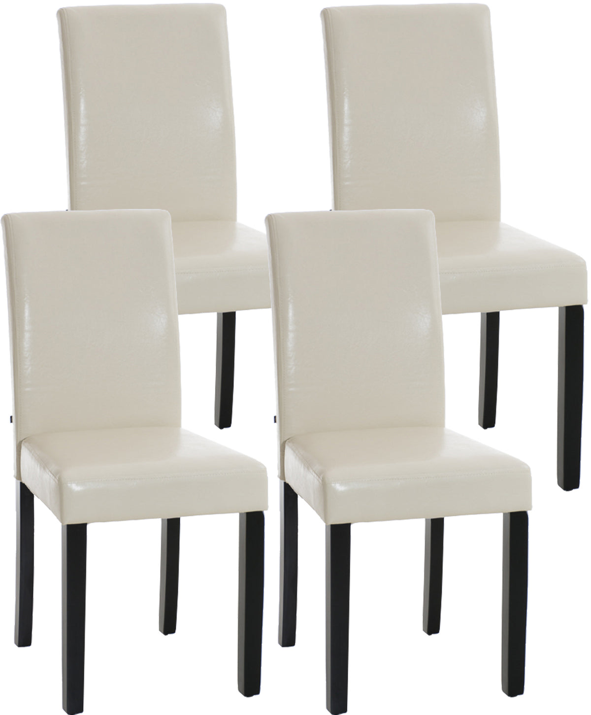 4er Set Esszimmerstuhl Ina schwarz
