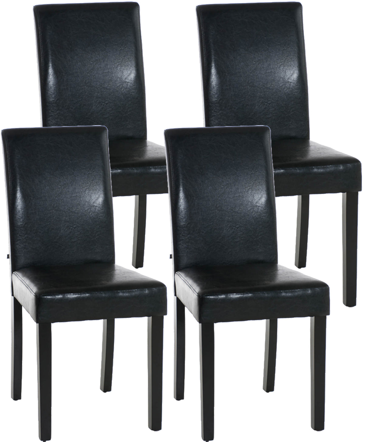 4er Set Esszimmerstuhl Ina schwarz