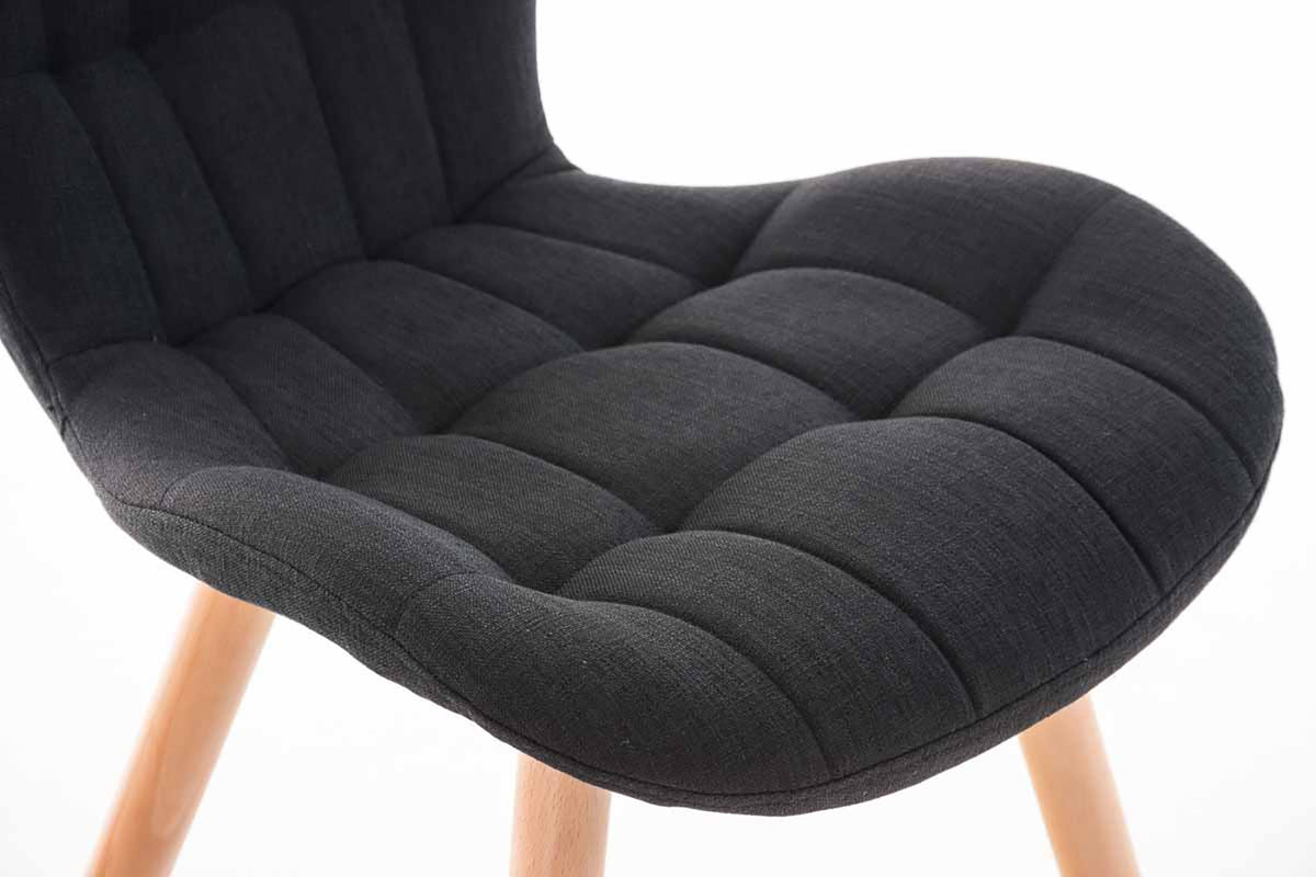4er Set Stuhl Elda Stoff natura – Ansicht 6