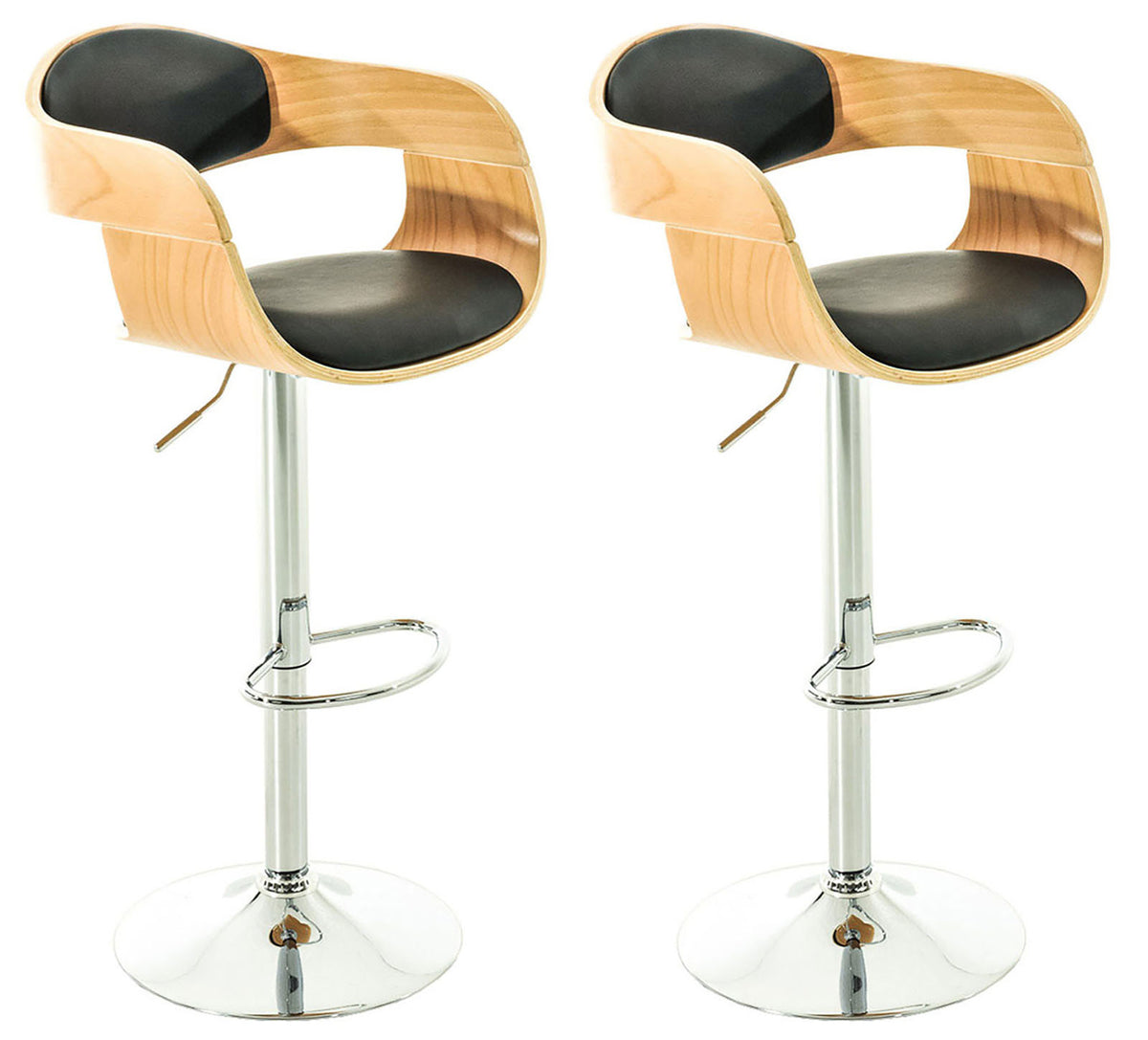 2er Set Barhocker Kingston C Kunstleder – Ansicht 15