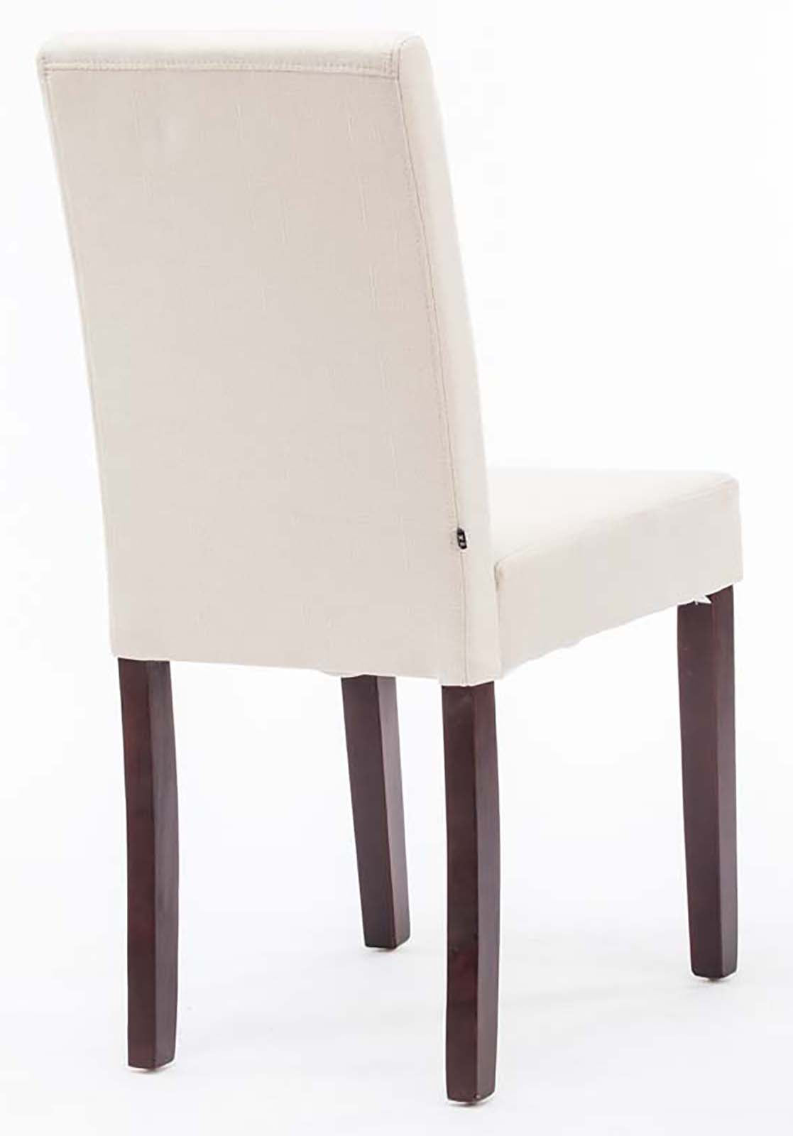 2er Set Esszimmerstuhl Ina Stoff cappuccino – Ansicht 3