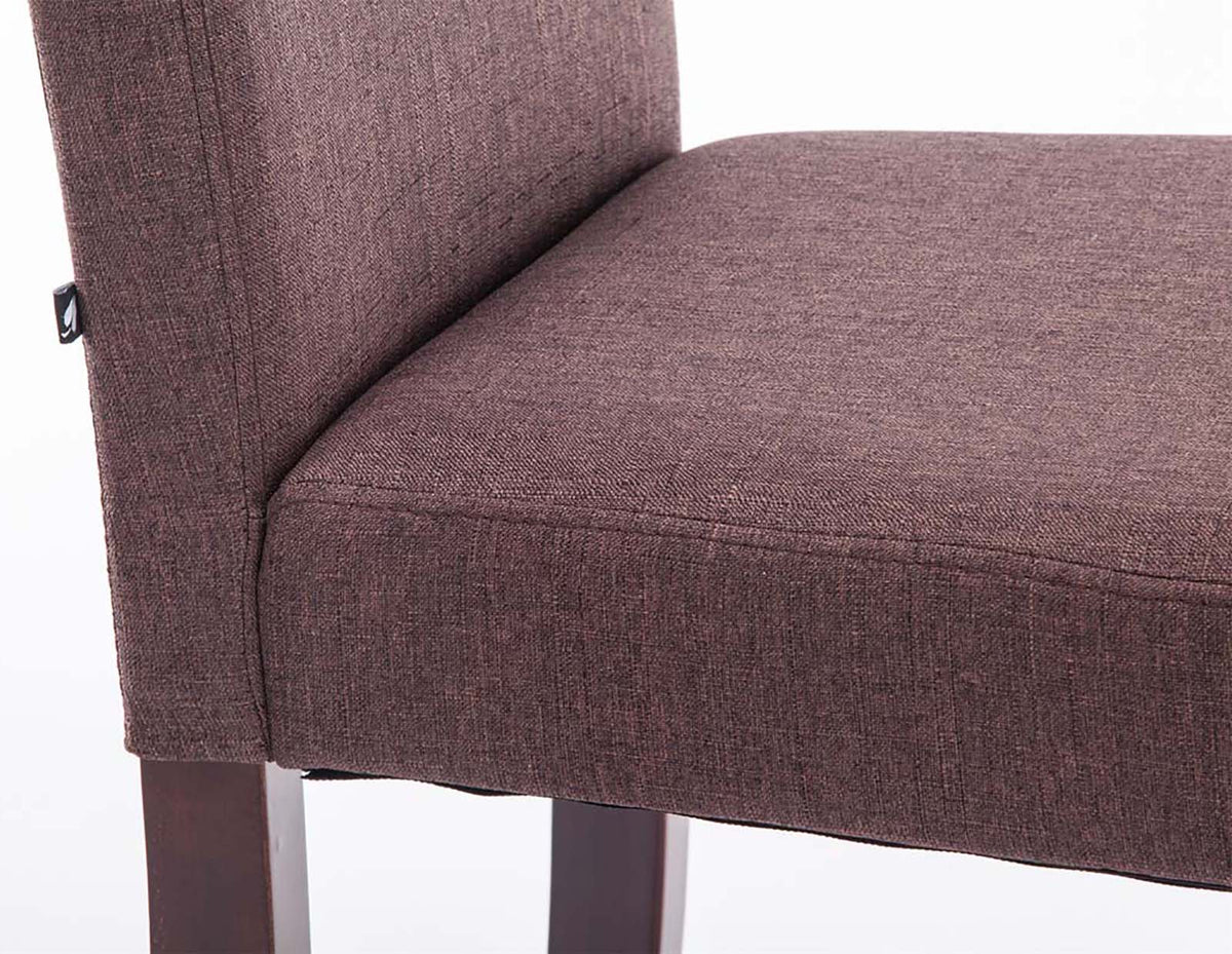 4er Set Esszimmerstuhl Ina Stoff cappuccino – Ansicht 12