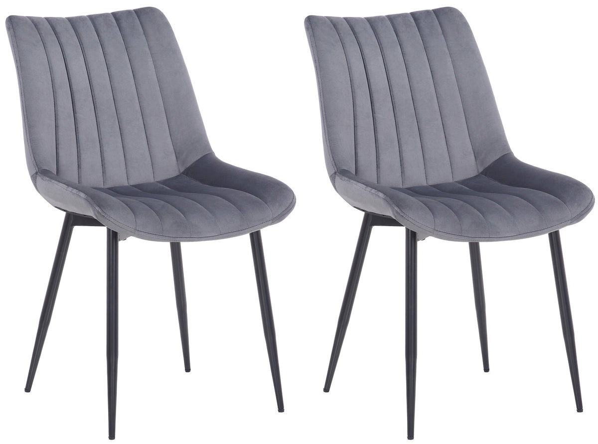 2er Set Stühle Rahden Samt – Ansicht 8