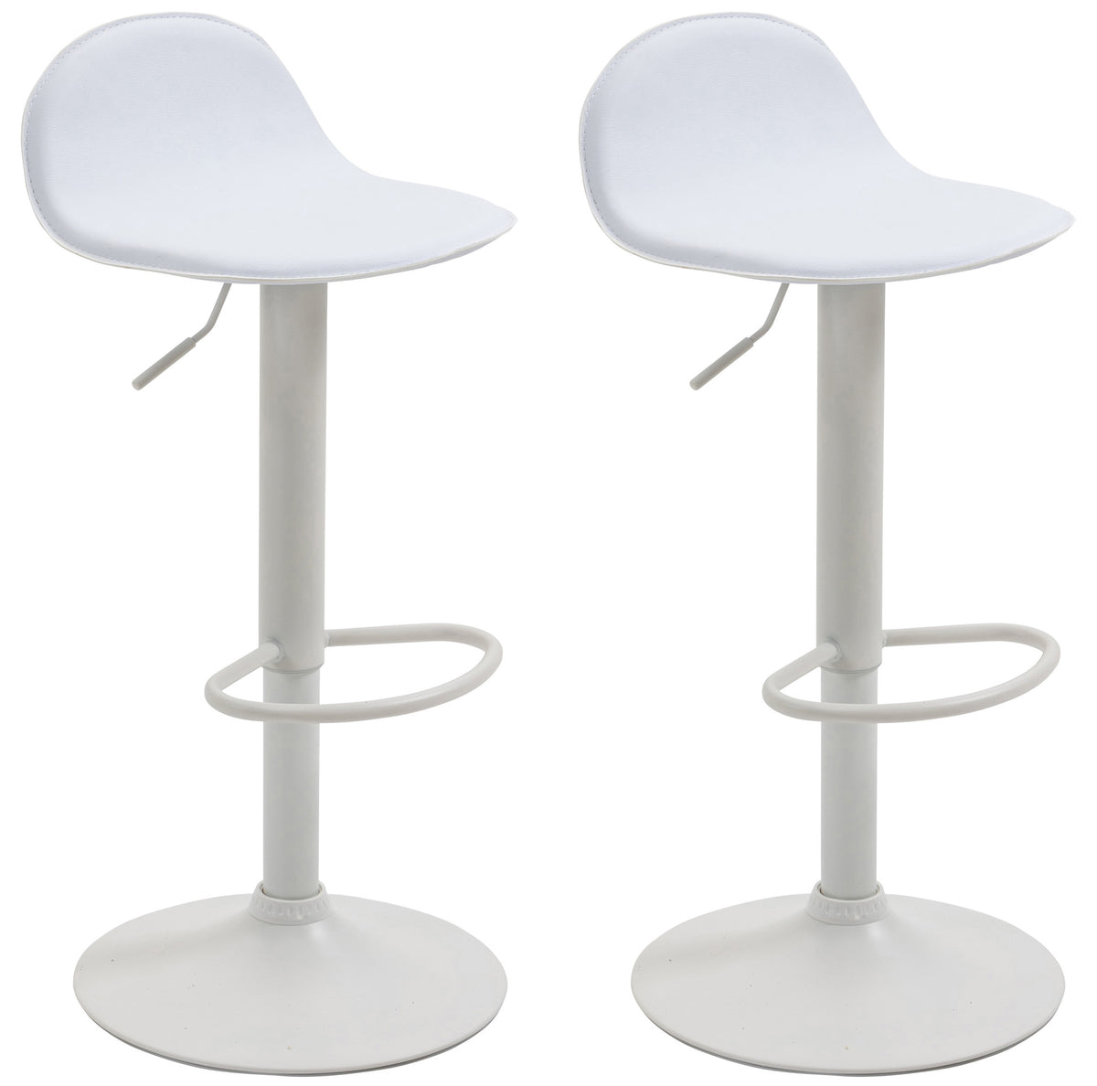 2er Set Barhocker Lana V2 weiß – Ansicht 19