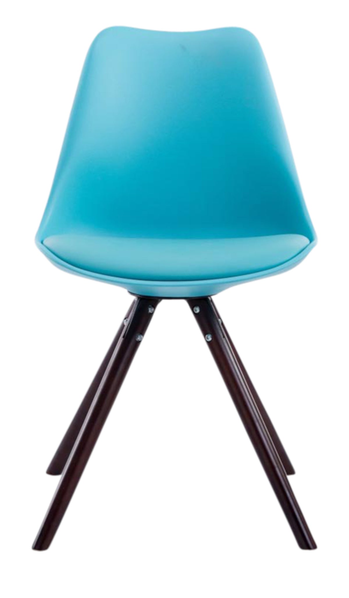 4er Set Stühle Toulouse Kunstleder Rund cappuccino – Ansicht 3