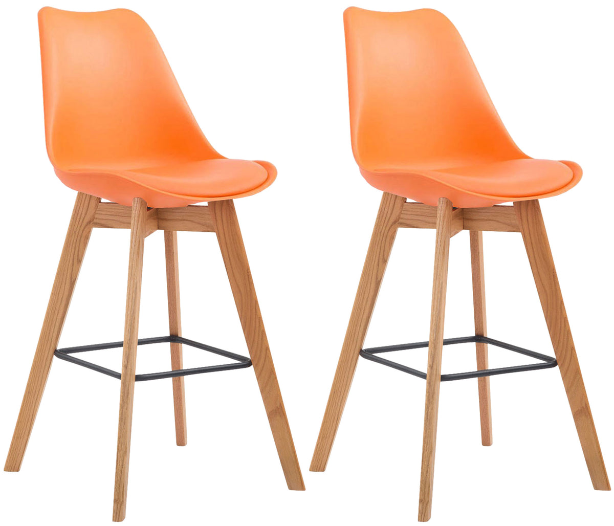 2er Set Barhocker Metz Kunststoff natura – Ansicht 9