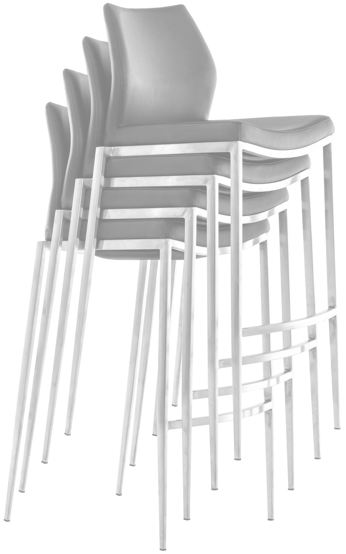 Barhocker Matola Kunstleder schwarz – Ansicht 7