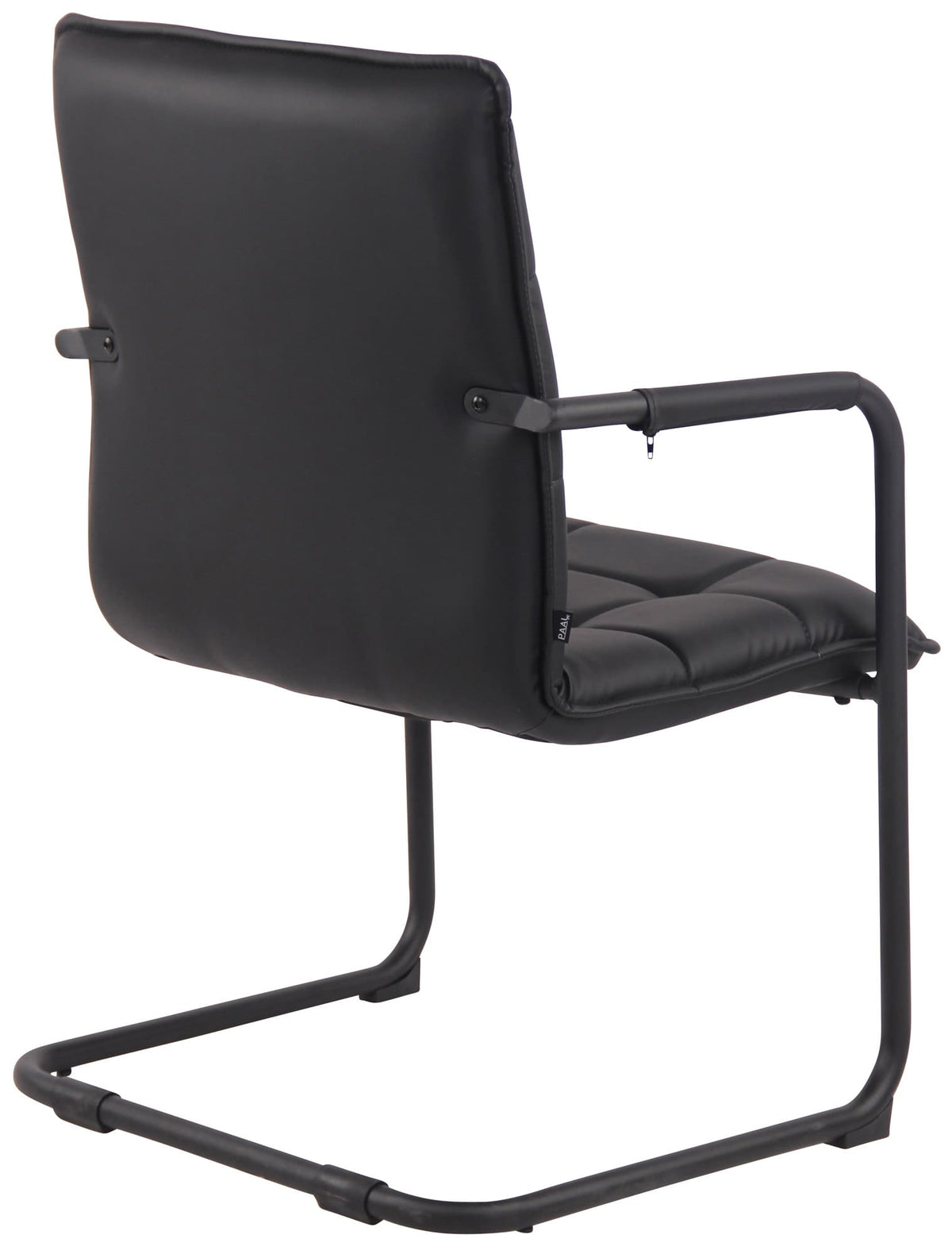 2er Set Besucherstühle Gandia Kunstleder schwarz – Ansicht 5