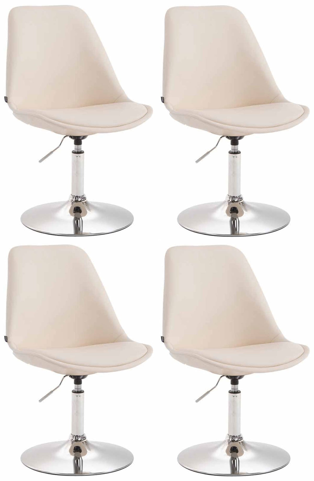 4er Set Esszimmerstühle Maverick C Kunstleder – Ansicht 9