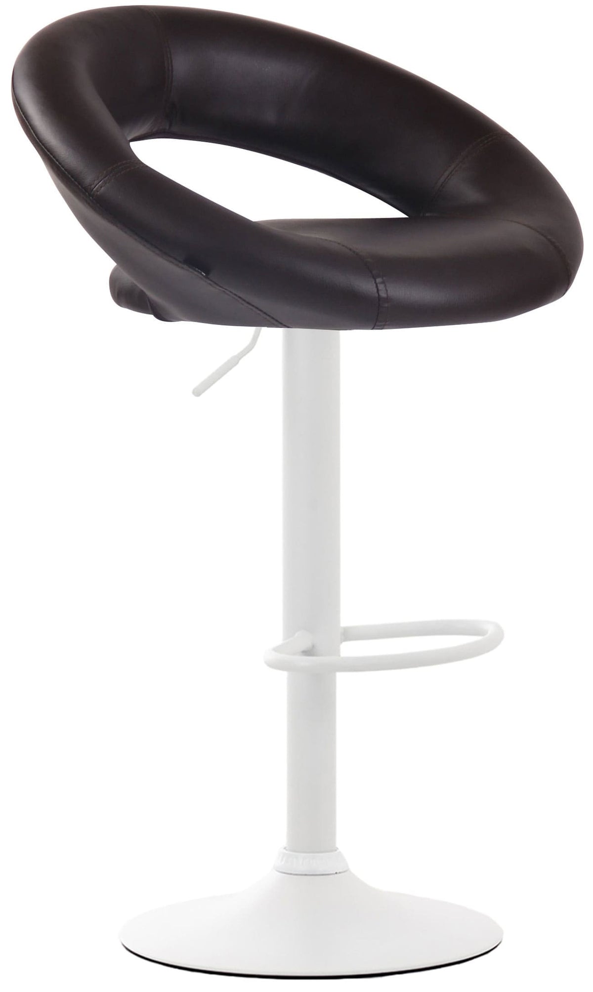 2er Set Barhocker Olinda Kunstleder weiß – Ansicht 10