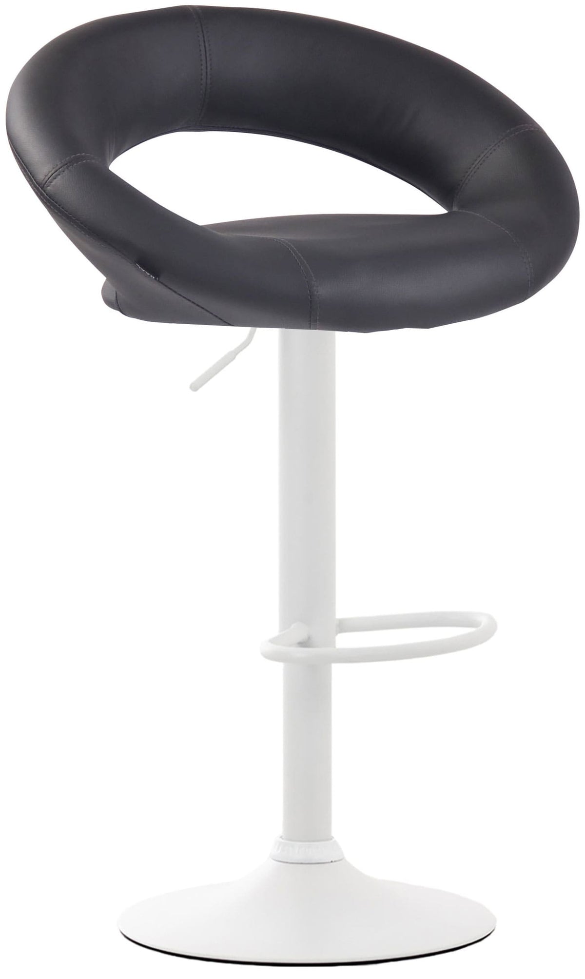 2er Set Barhocker Olinda Kunstleder weiß – Ansicht 18