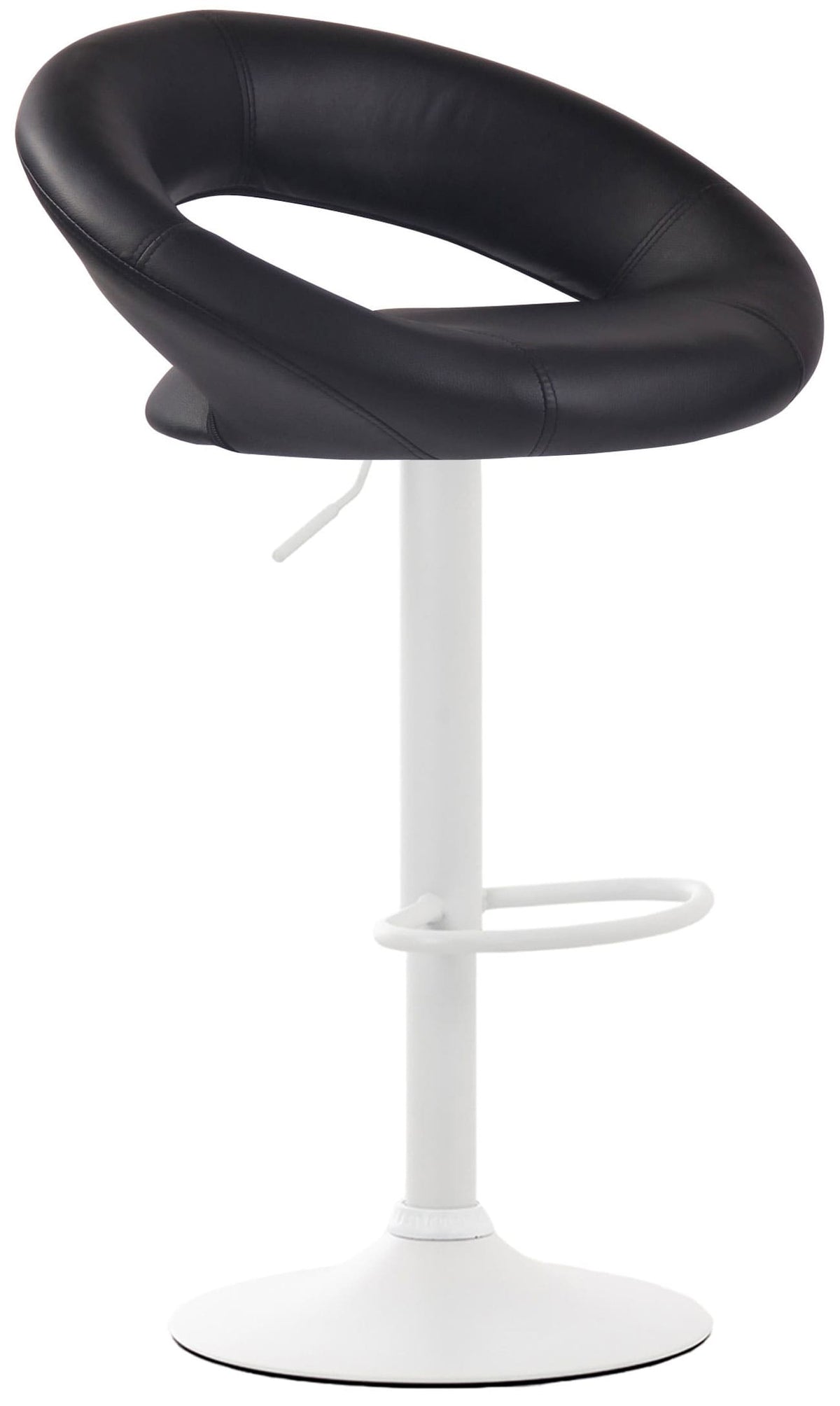 2er Set Barhocker Olinda Kunstleder weiß – Ansicht 20
