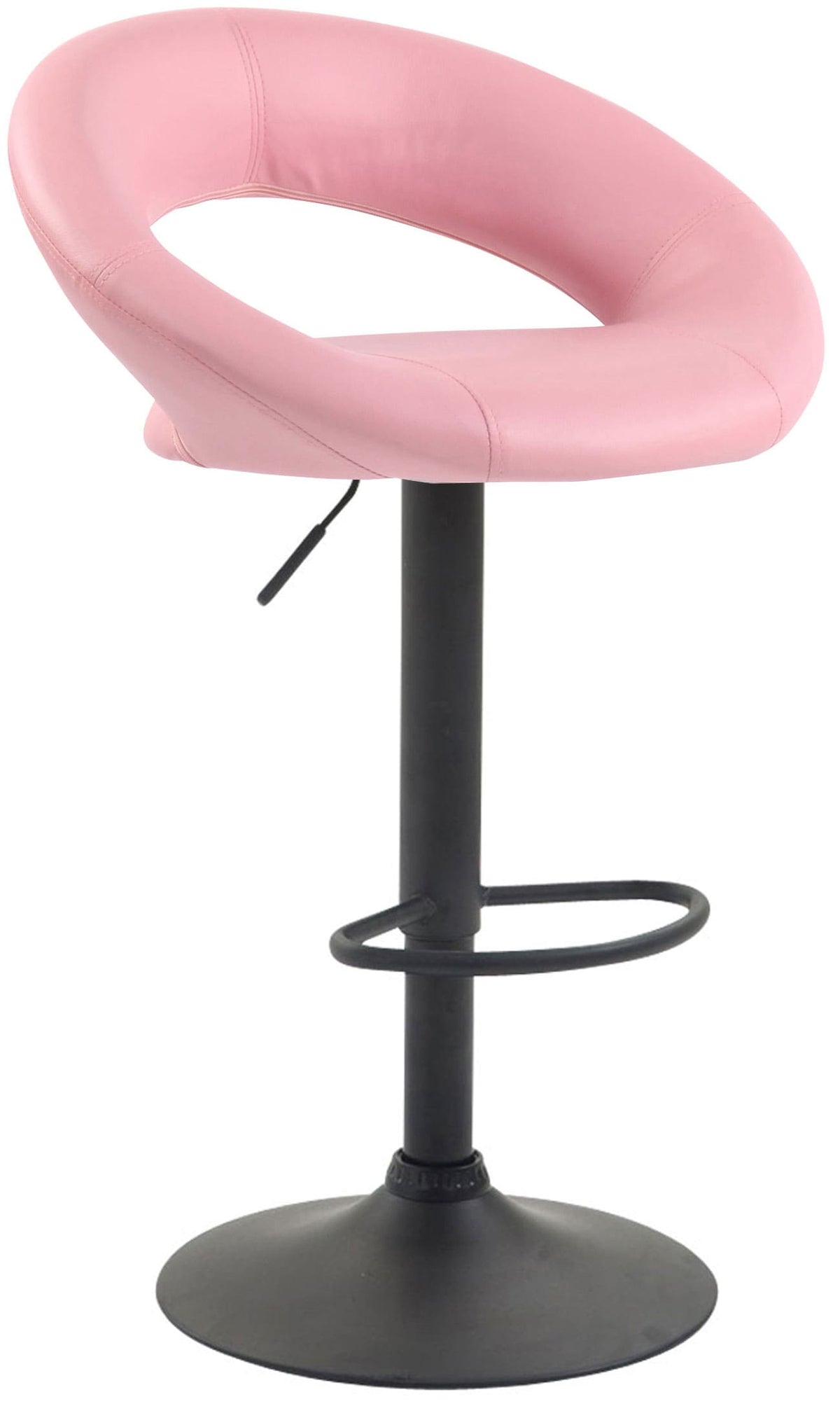 2er Set Barhocker Olinda Kunstleder schwarz – Ansicht 8
