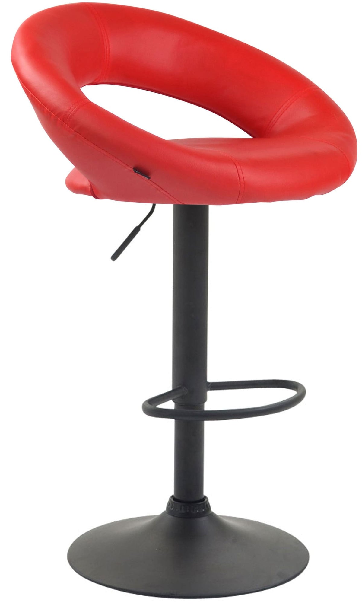 2er Set Barhocker Olinda Kunstleder schwarz – Ansicht 14