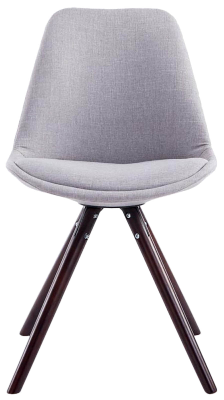 4er Set Stühle Toulouse Stoff Cappuccino Rund – Ansicht 20