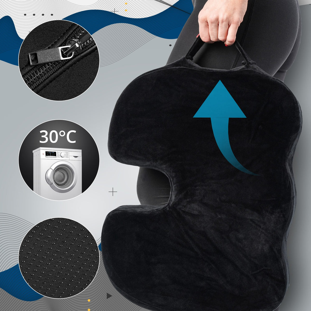 Ergonomisches Sitzkissen V2 – Ansicht 5