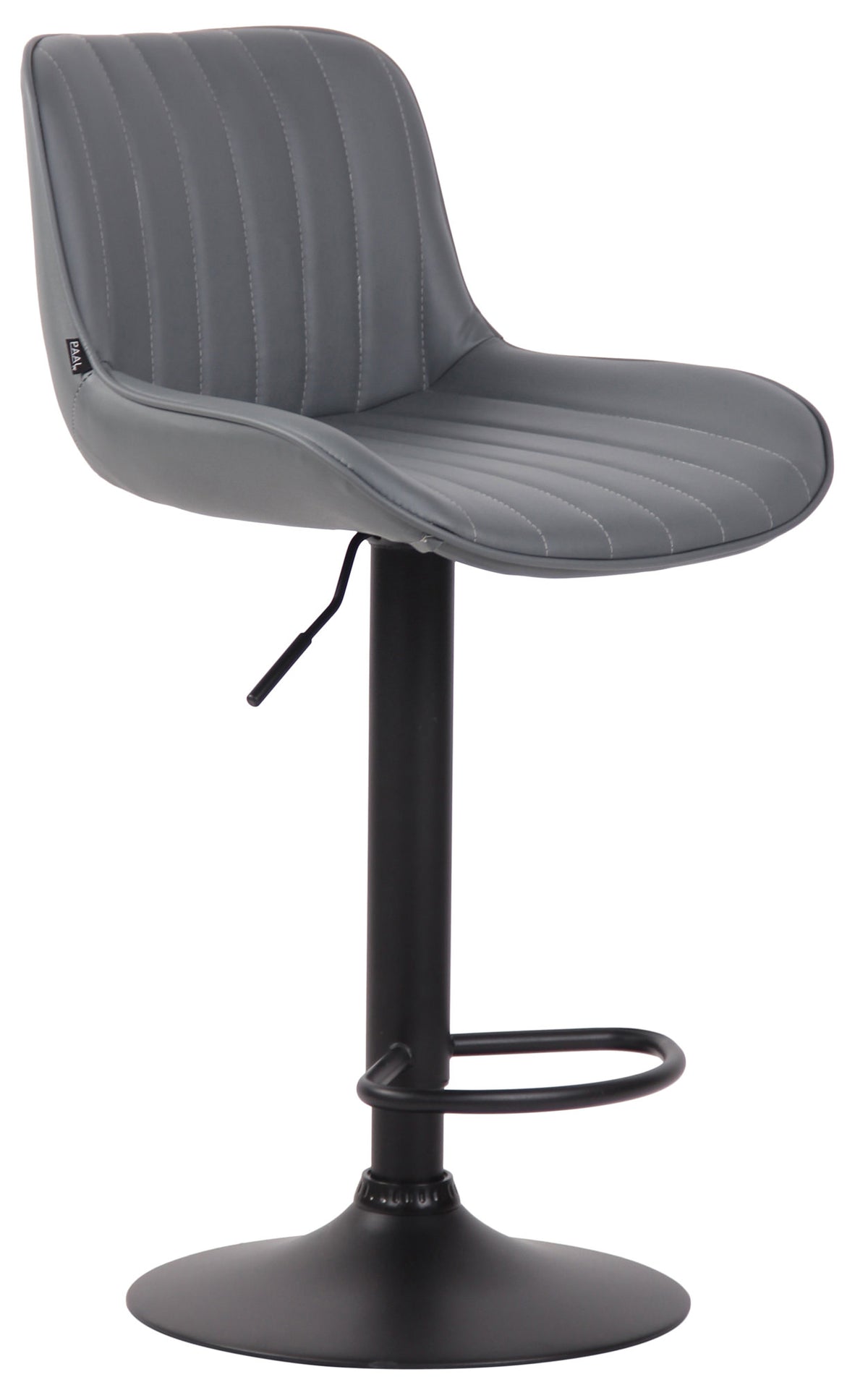 2er Set Barhocker Lentini Kunstleder schwarz – Ansicht 14