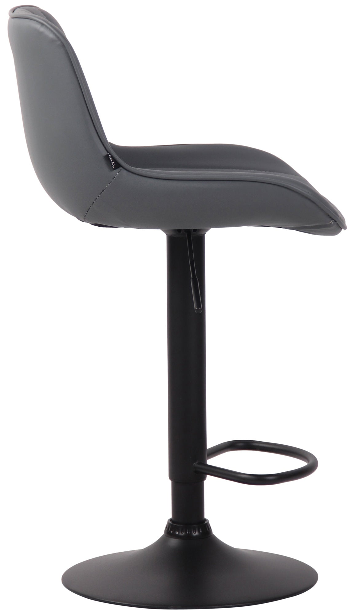 2er Set Barhocker Lentini Kunstleder schwarz – Ansicht 16