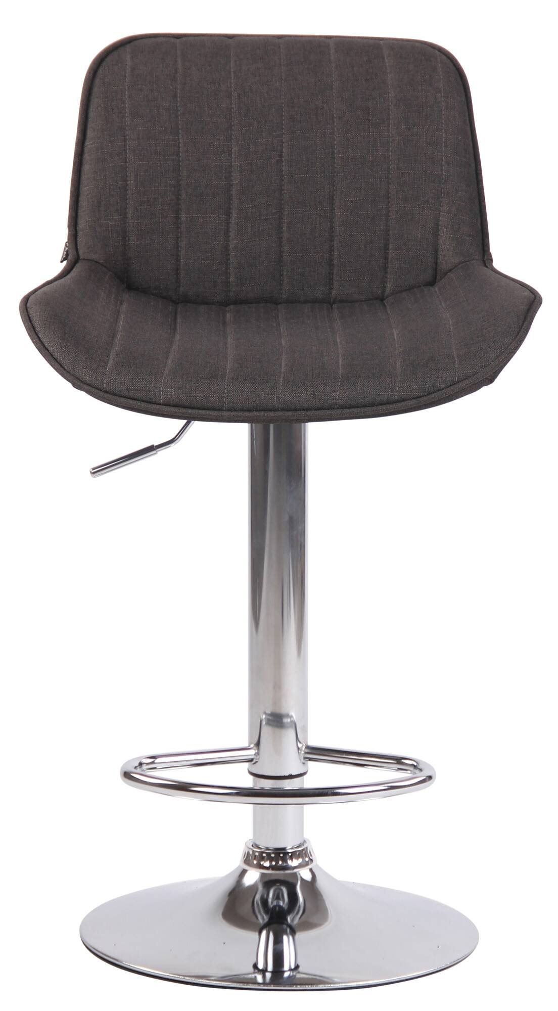 2er Set Barhocker Lentini Stoff chrom – Ansicht 11