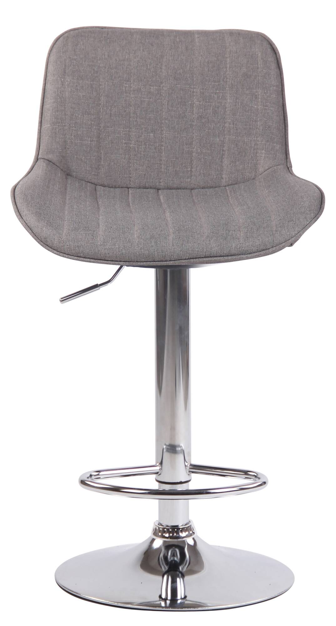 2er Set Barhocker Lentini Stoff chrom – Ansicht 15