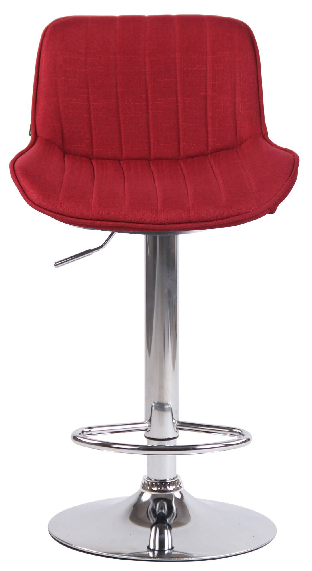 2er Set Barhocker Lentini Stoff chrom – Ansicht 19