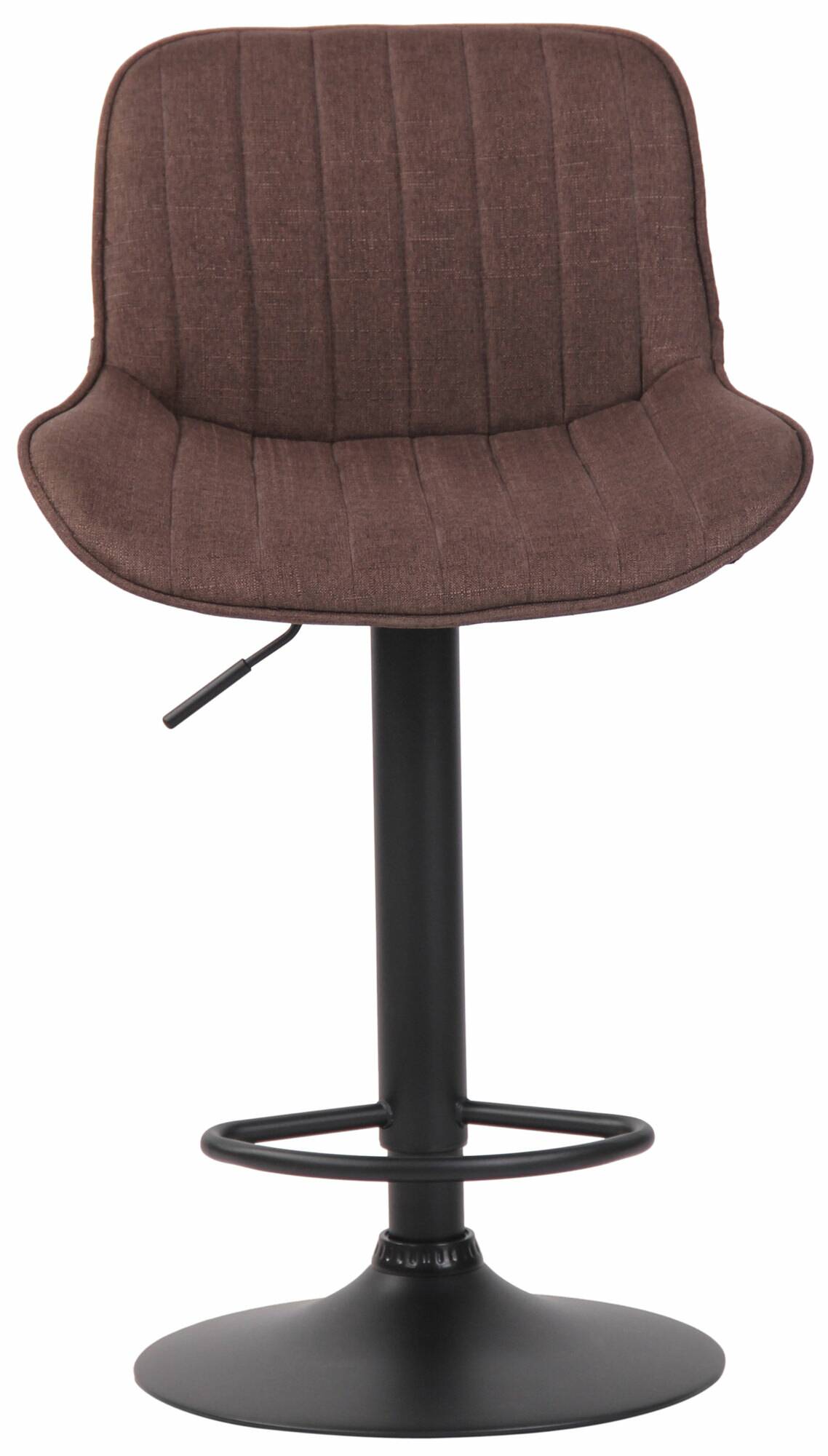2er Set Barhocker Lentini Stoff schwarz – Ansicht 3