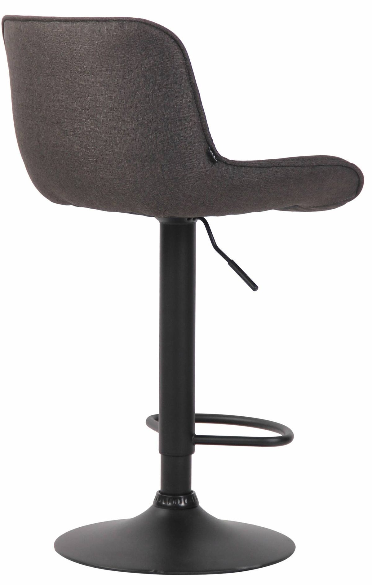 2er Set Barhocker Lentini Stoff schwarz – Ansicht 17