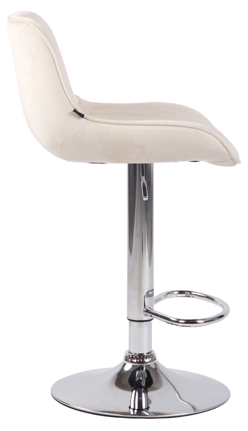 2er Set Barhocker Lentini Samt chrom – Ansicht 12