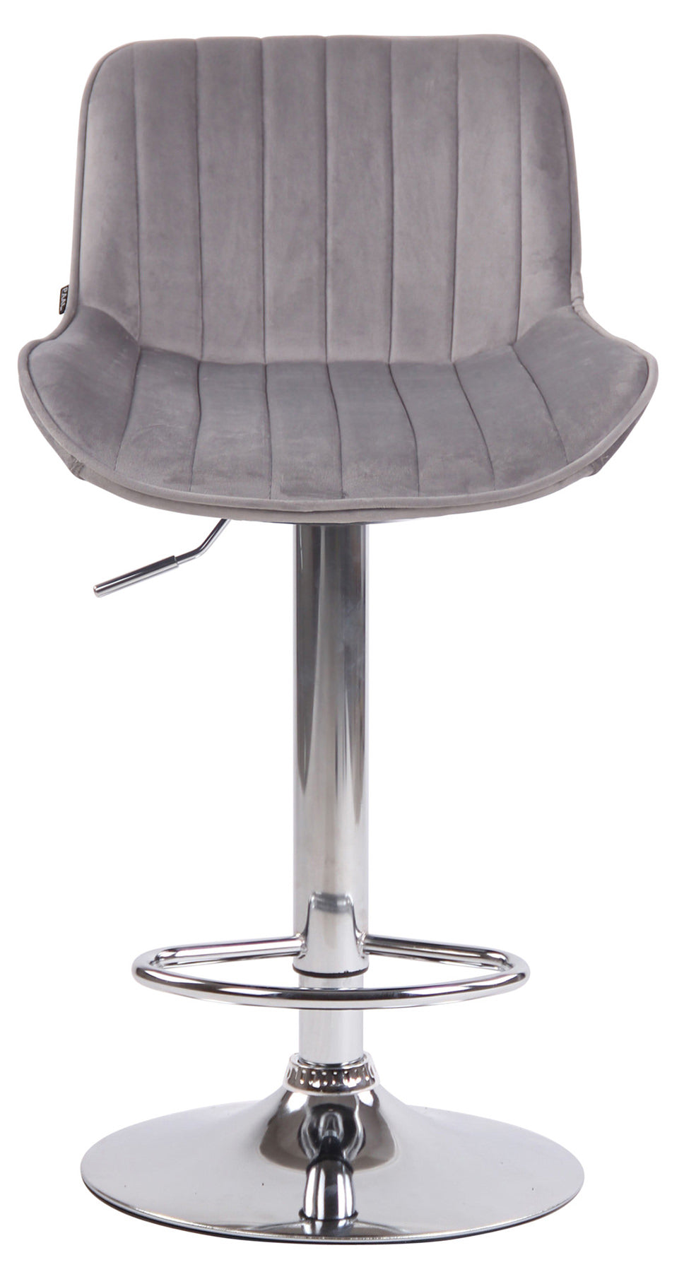 2er Set Barhocker Lentini Samt chrom – Ansicht 19