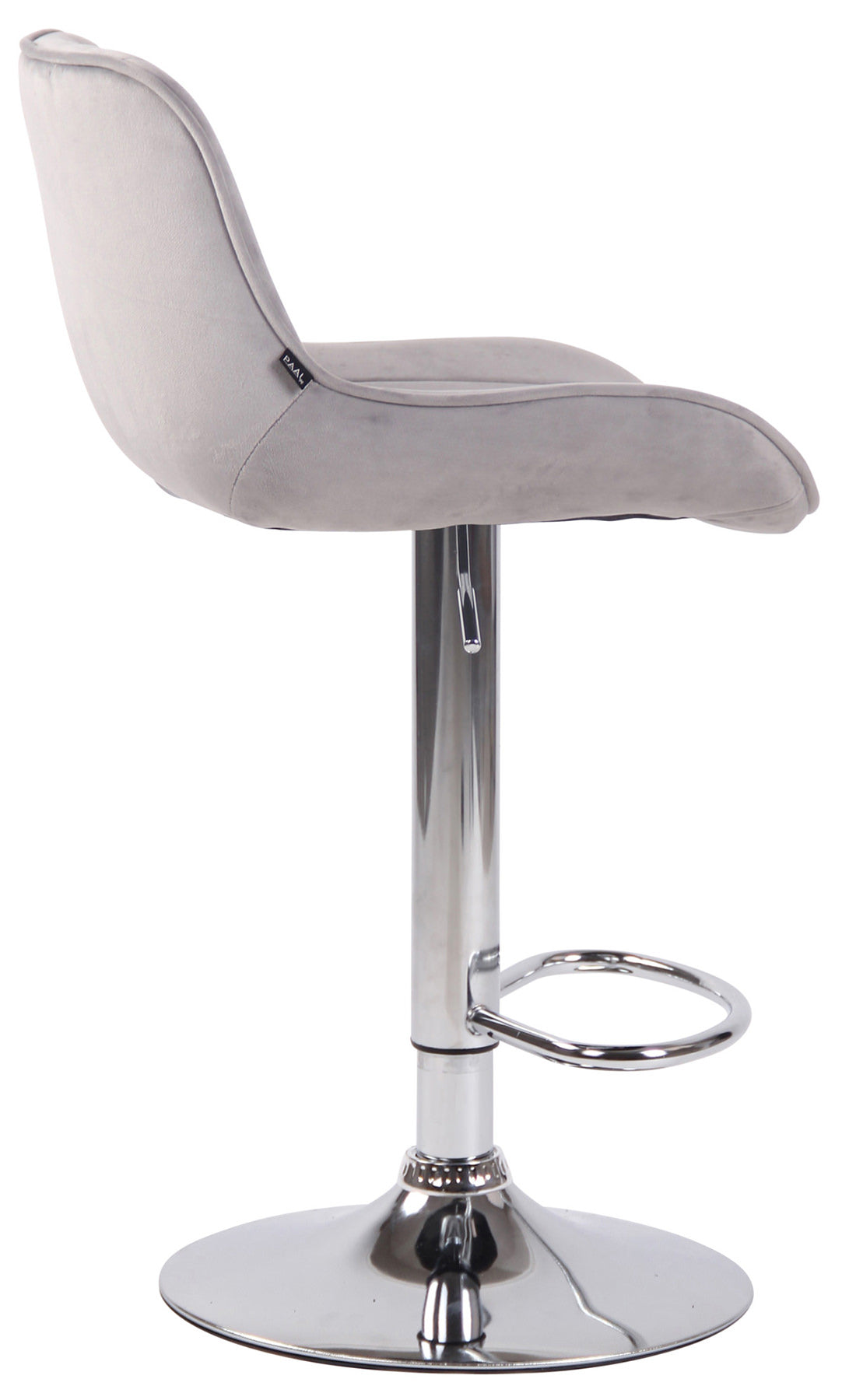 2er Set Barhocker Lentini Samt chrom – Ansicht 20