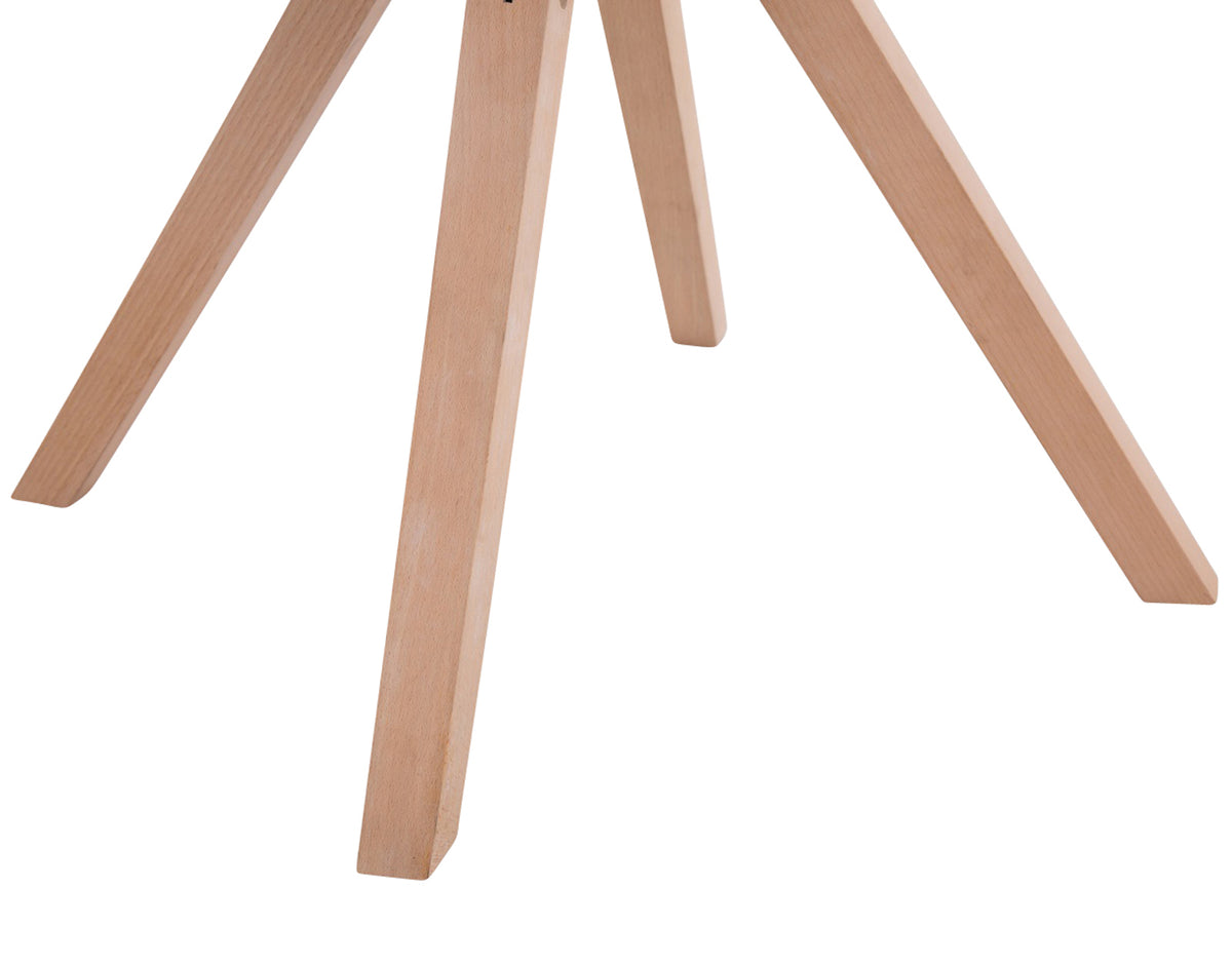 4er Set Besucherstuhl Toulouse Stoff Square Natura – Ansicht 10