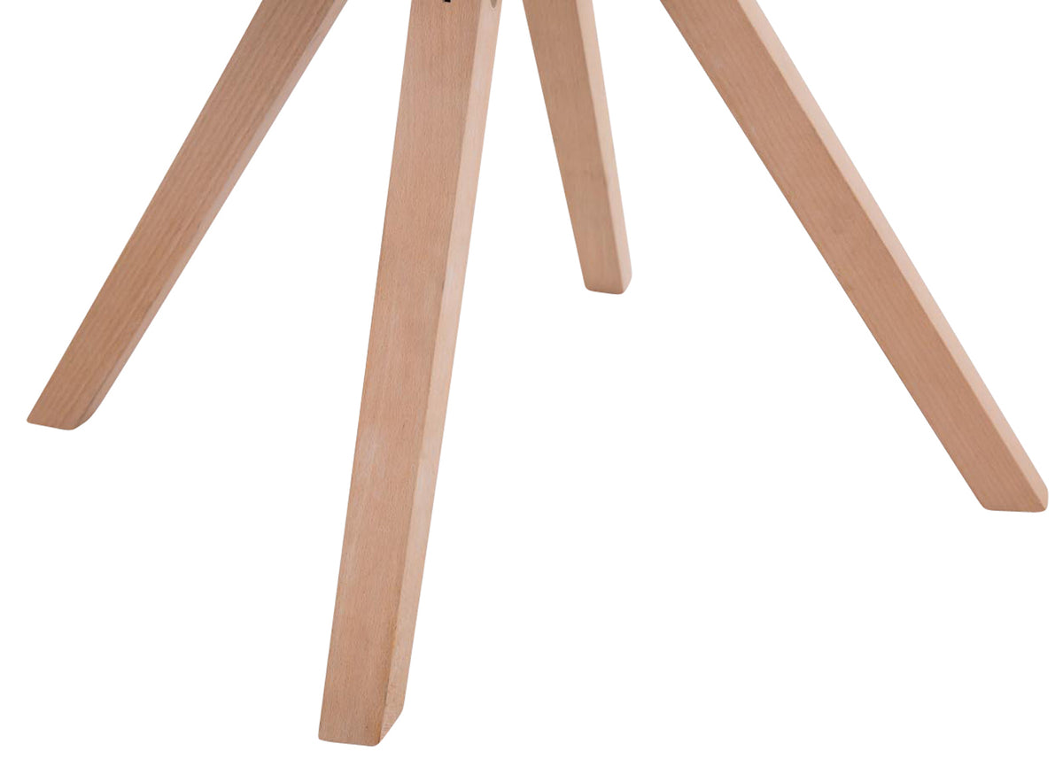 4er Set Besucherstuhl Toulouse Stoff Square Natura – Ansicht 15