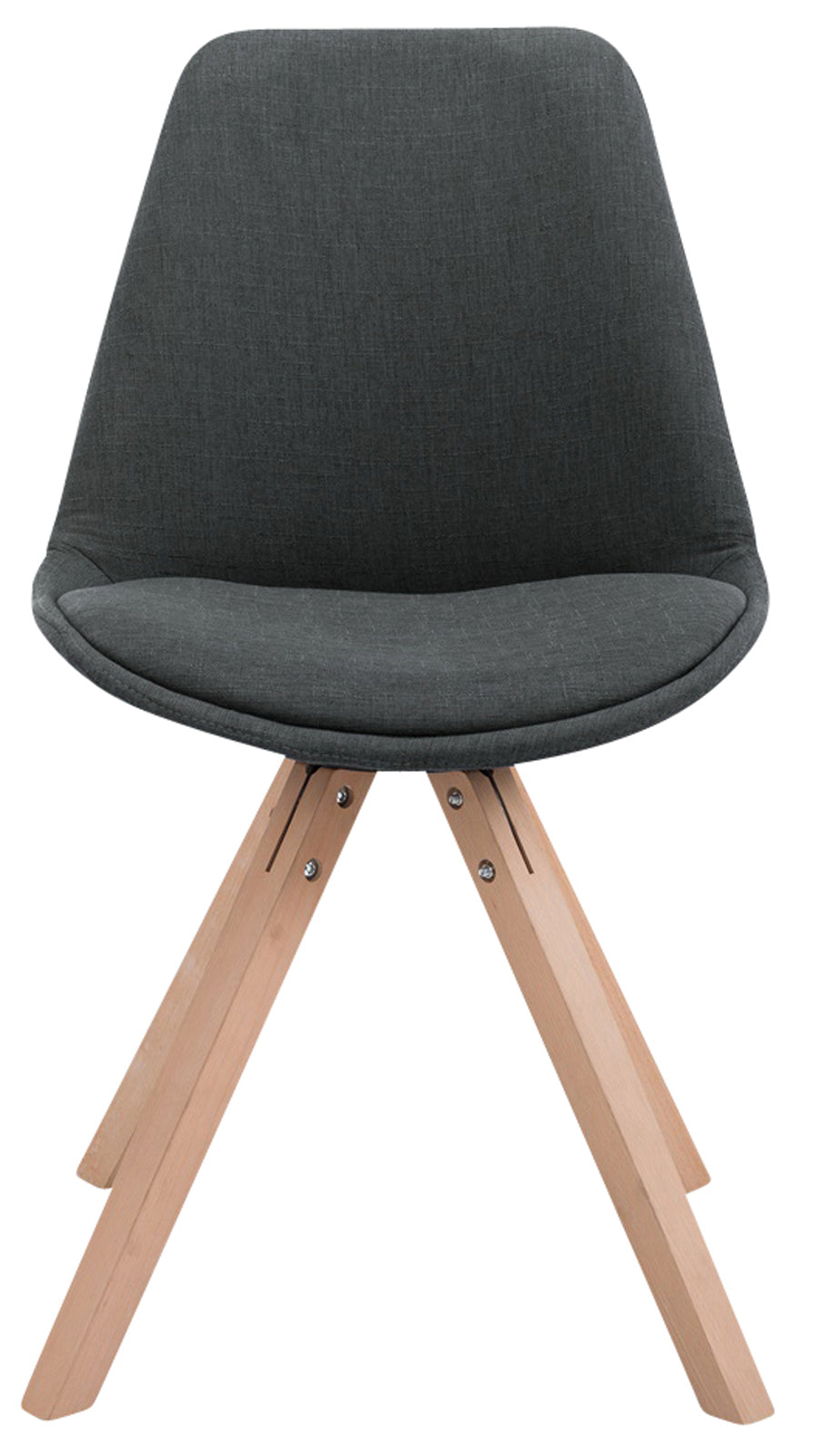 4er Set Besucherstuhl Toulouse Stoff Square Natura – Ansicht 18